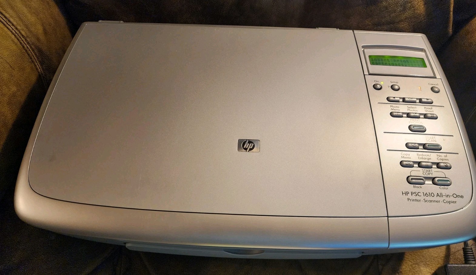 HP PSC 1600 1610 All-In-One Inkjet Printer Works Clean