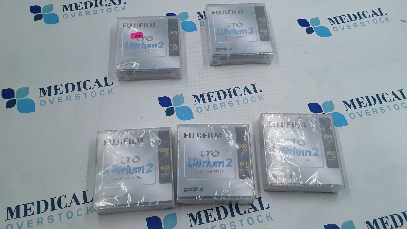 Fujifilm LTO Ultrium 2 Data Cartridge 200GB Native 400GB Compressed Lot of 5