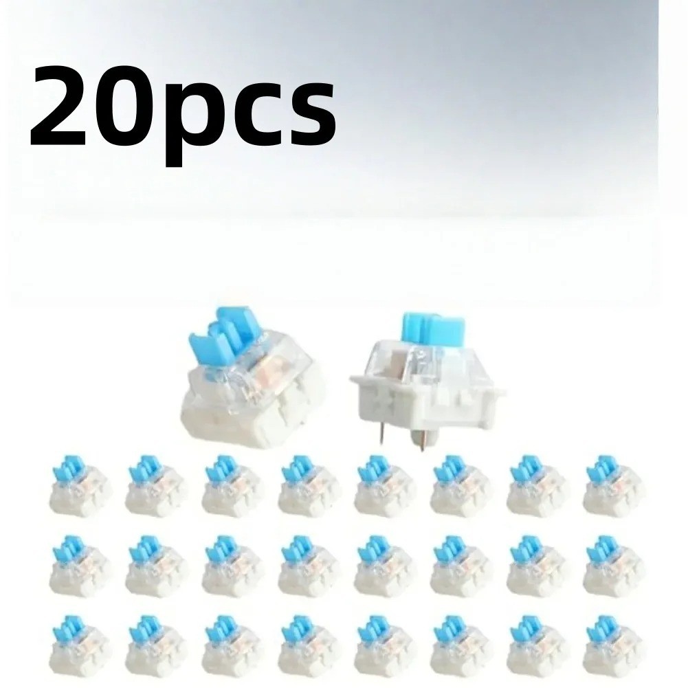 100Pcs Keyboard Clicker,Mechanical,3 Pin Clicky Switches,Clickers for 3D Prints,