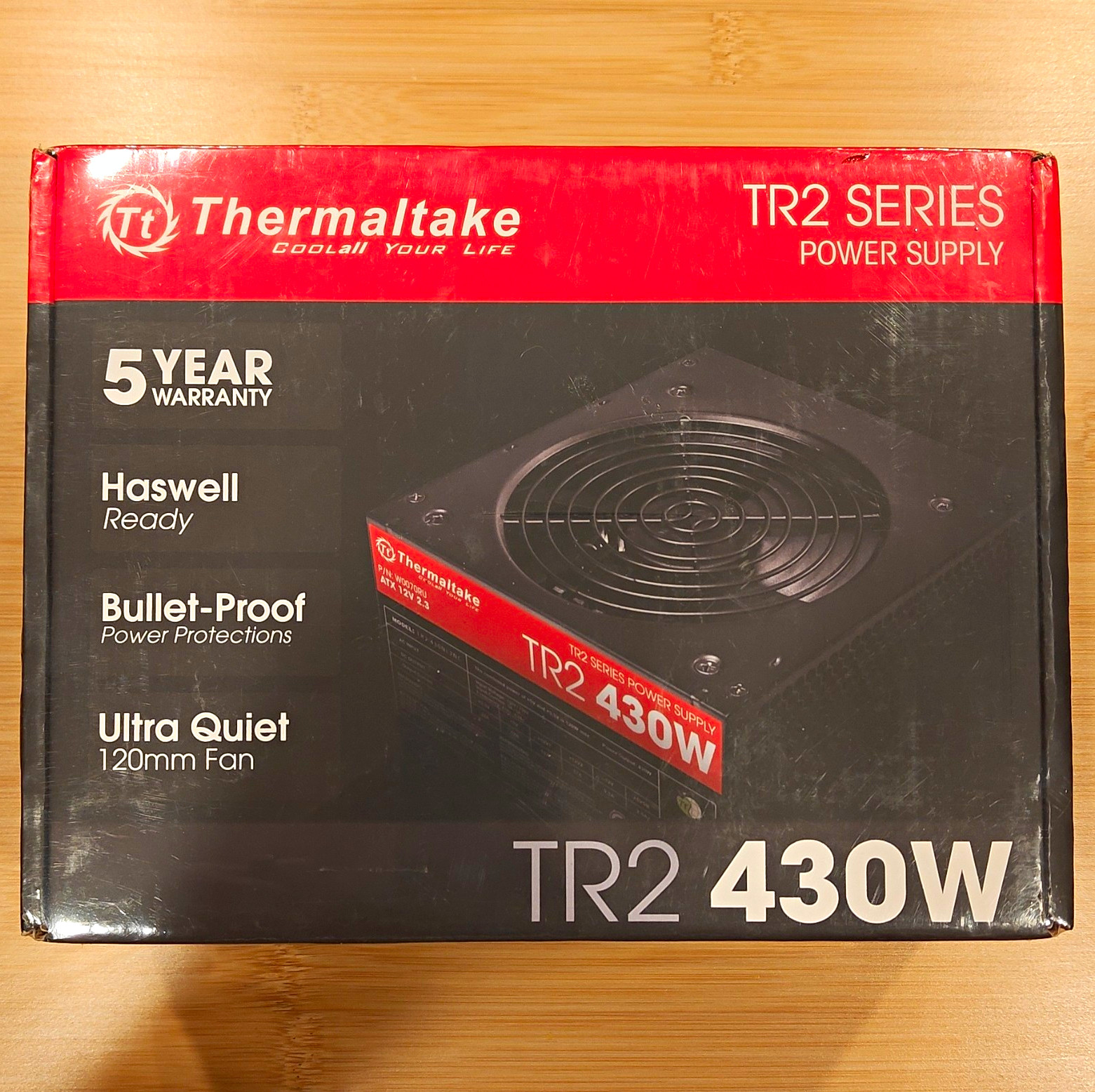 Thermaltake TR2 430W ATX Power Supply Haswell Ready Black/Red W0070RU