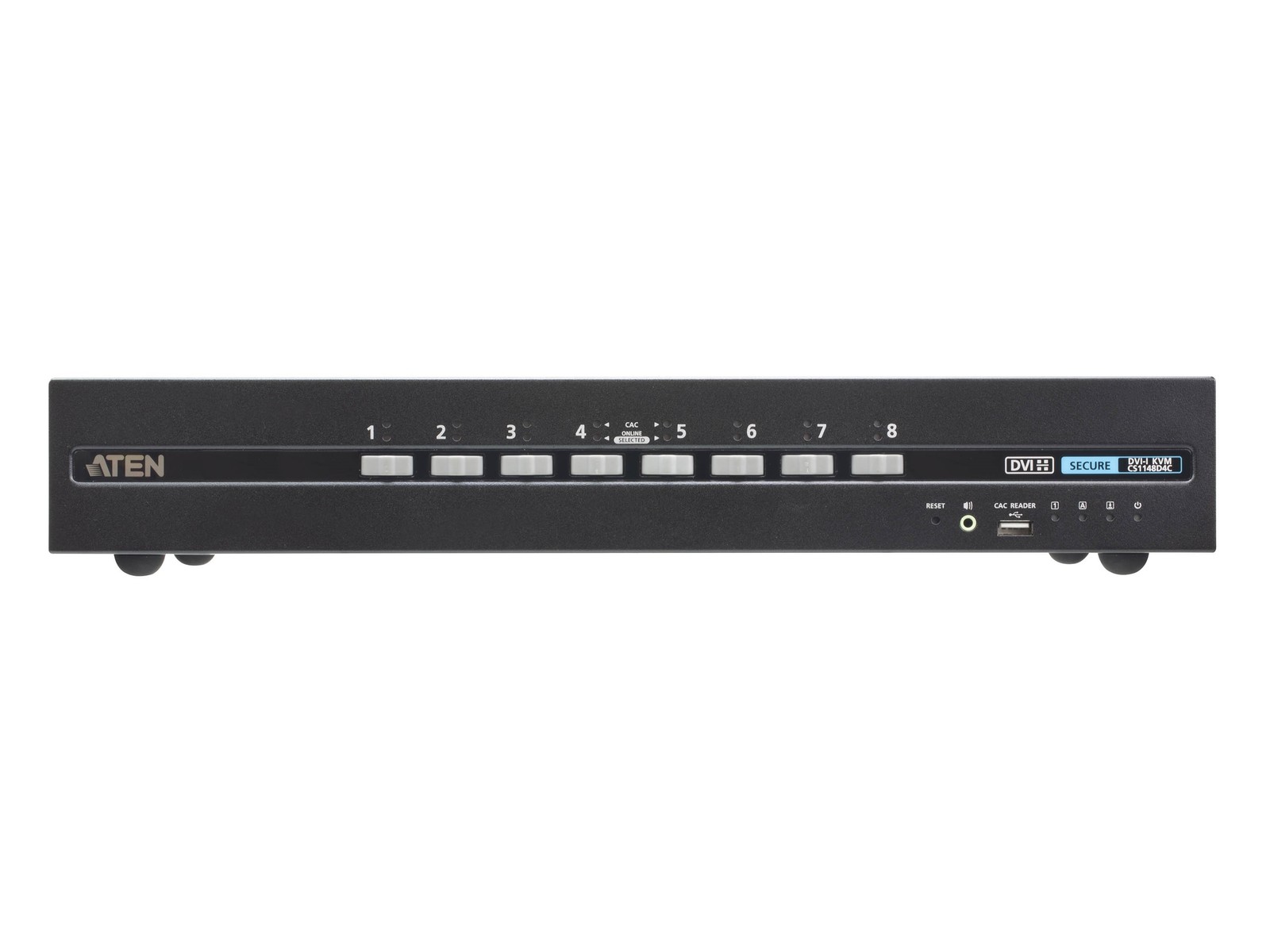 CS1148D4C 8-Port USB DVI Dual Display Secure KVM Switch with CAC (PSD PP v4.0)