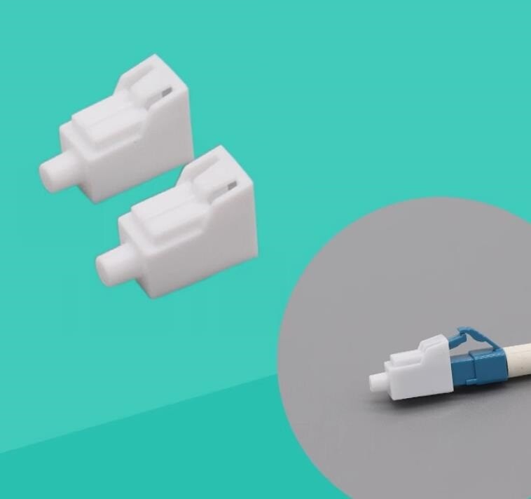 LC Duplex Dust Plug for Fiber Optic Cables DX SX LC Connector External Cover Cap