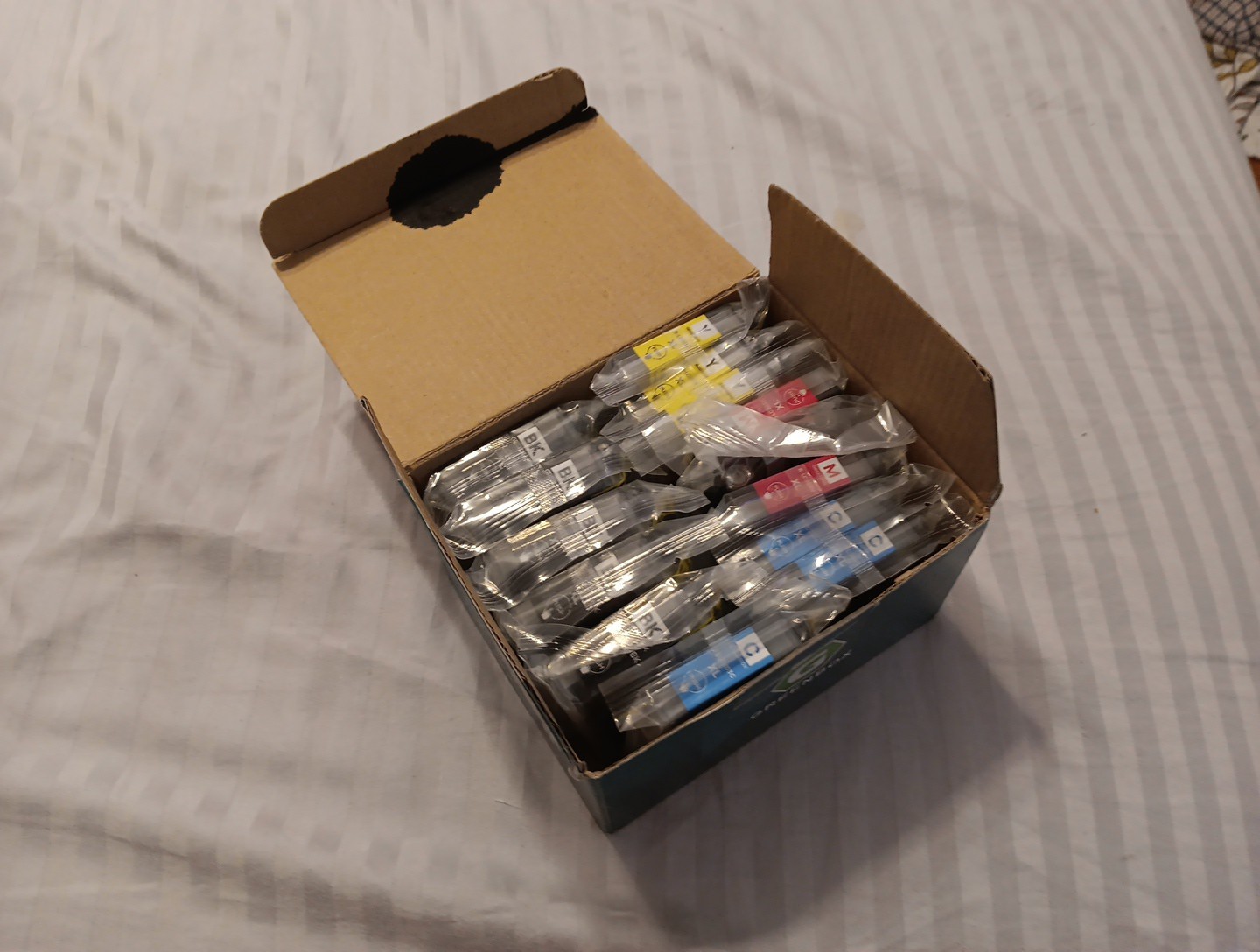 Greenbox B-LC203BK Ink Cartridges Black (5) + 9 Color Cartridges