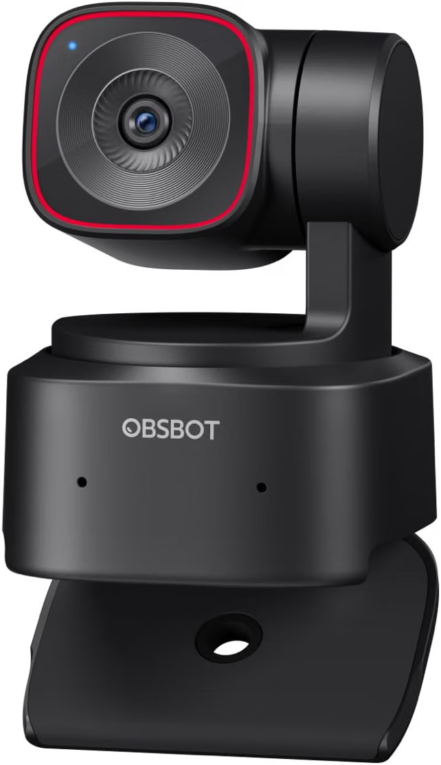OBSBOT Tiny SE 1080P 100FPS Webcam for PC, AI Tracking PTZ Streaming Camera