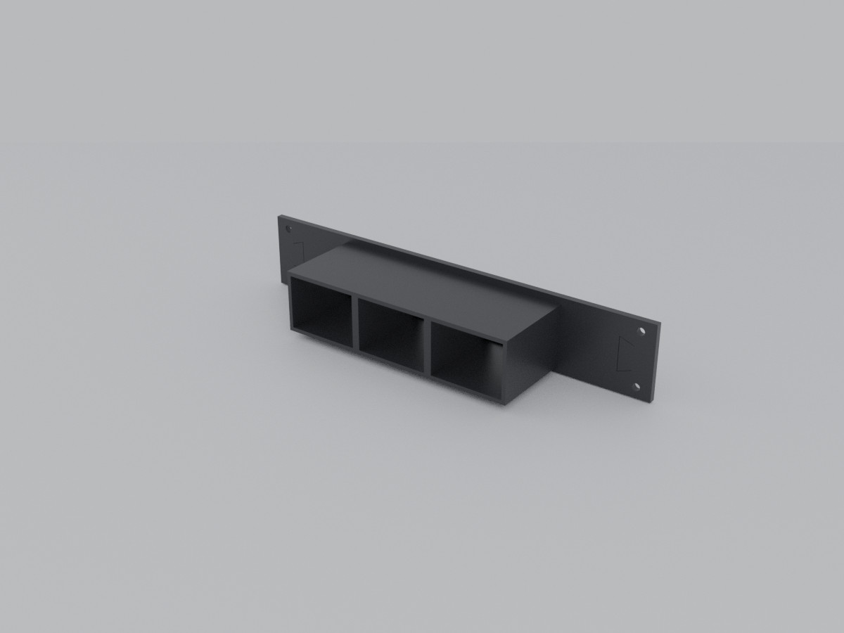 JetKVM Triple Rack Mount 1U 10 inch | 3x KVM over IP bay homelab