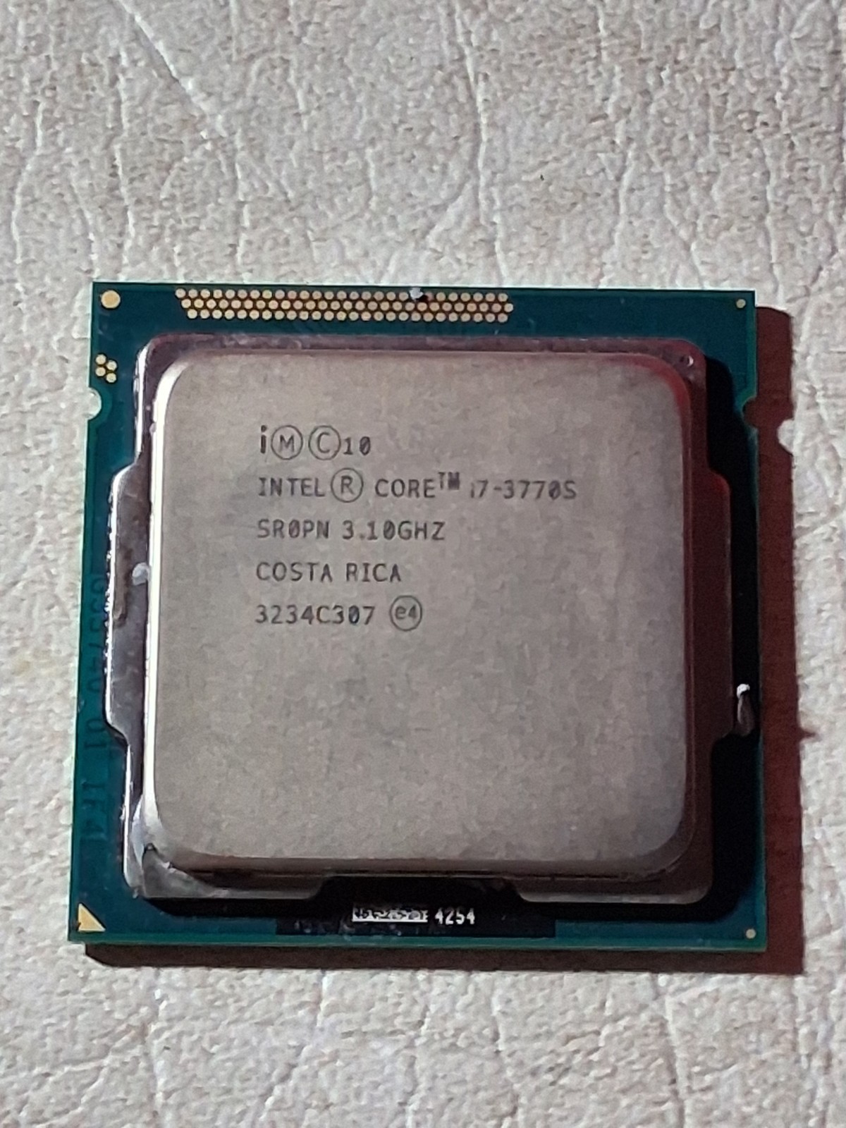 Intel Core i7-3770S 3.10GHz  4-Core CPU Processor SR0PN FCLGA1155