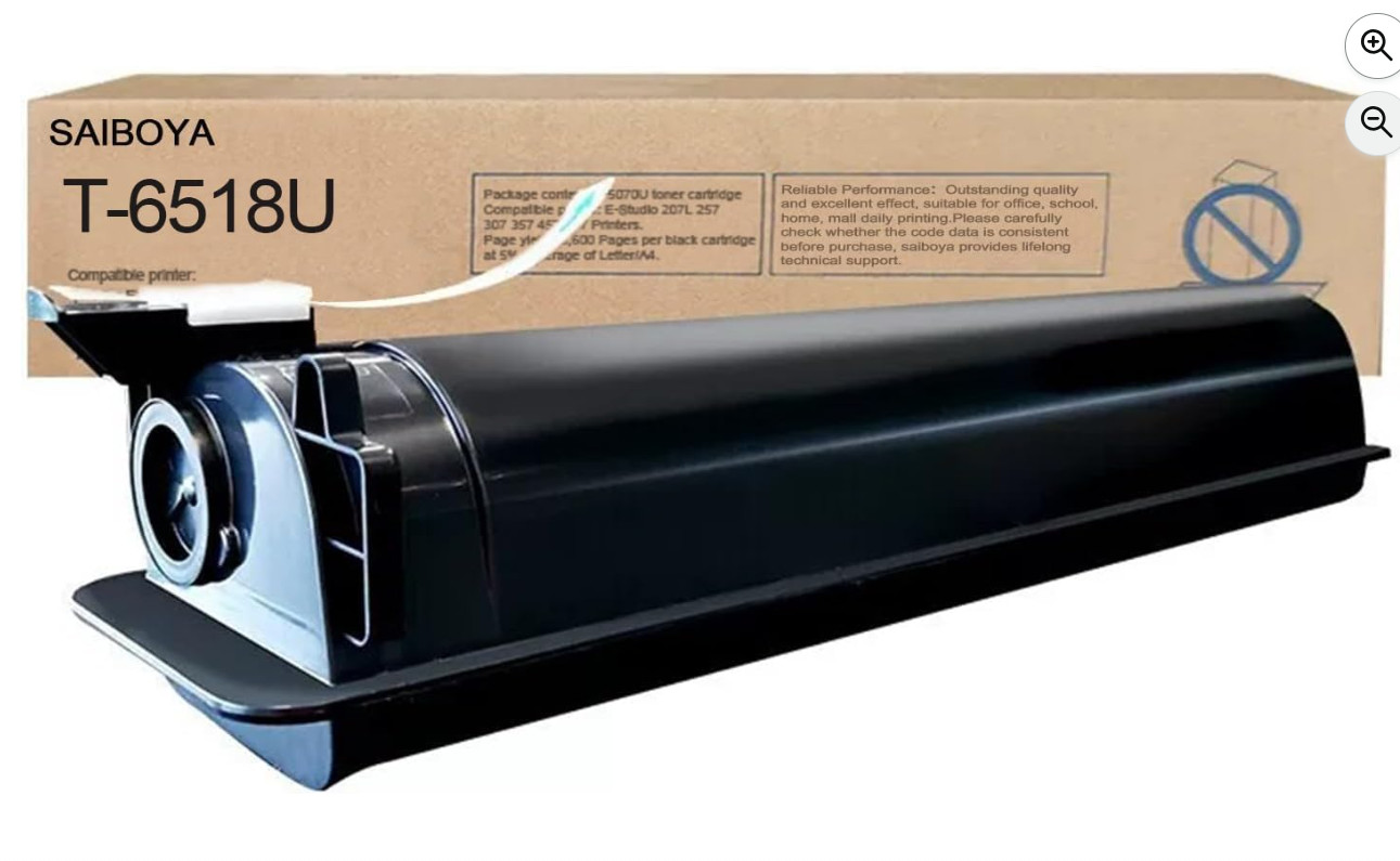 T6518U T-6518U Black Toner Cartridge Replacement for Toshiba E-Studio 5518A 6518