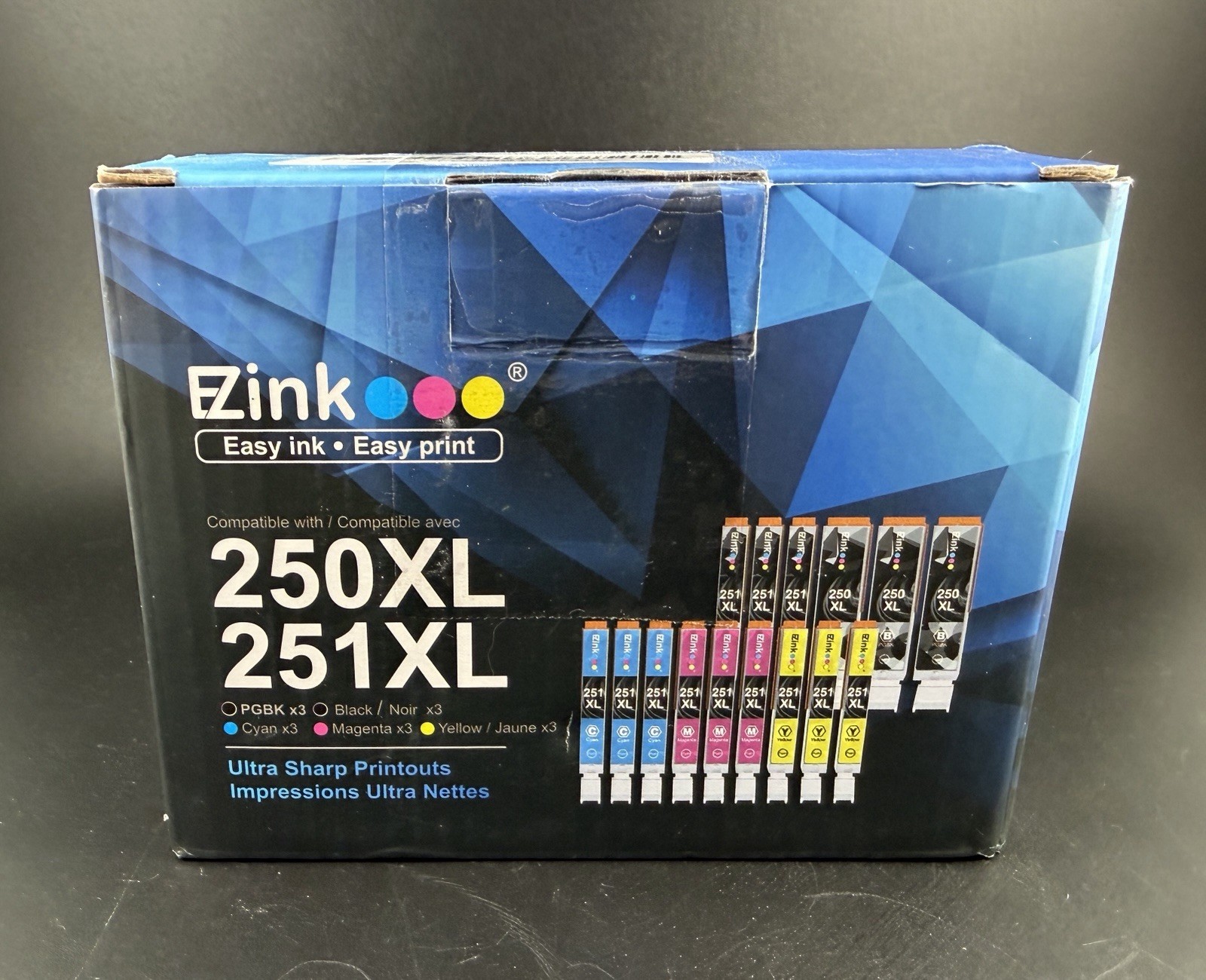 NIP EZ Ink 250XL 251XL Plus Some Open Packages Black and Color
