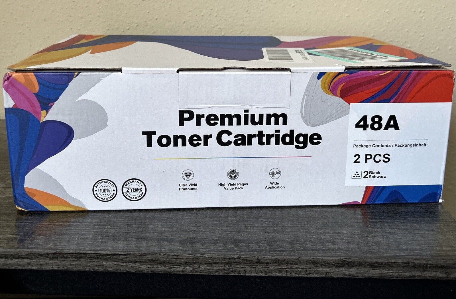 E-Z Ink (TM) Compatible Toner Cartridge Replacement for HP 48A CF248A (2 pcs)