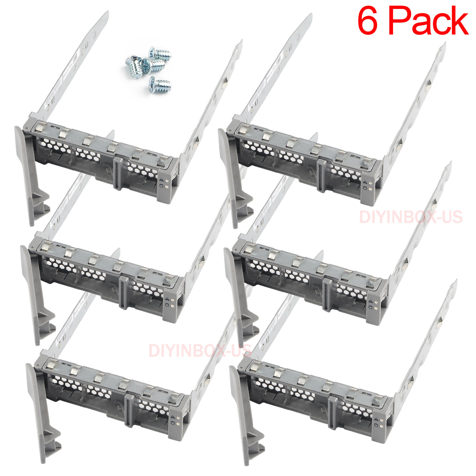 6-Pcs Cisco UCS C220 C240 3.5 SAS SATA Server Drive Tray Caddy Sled 800-37836-02