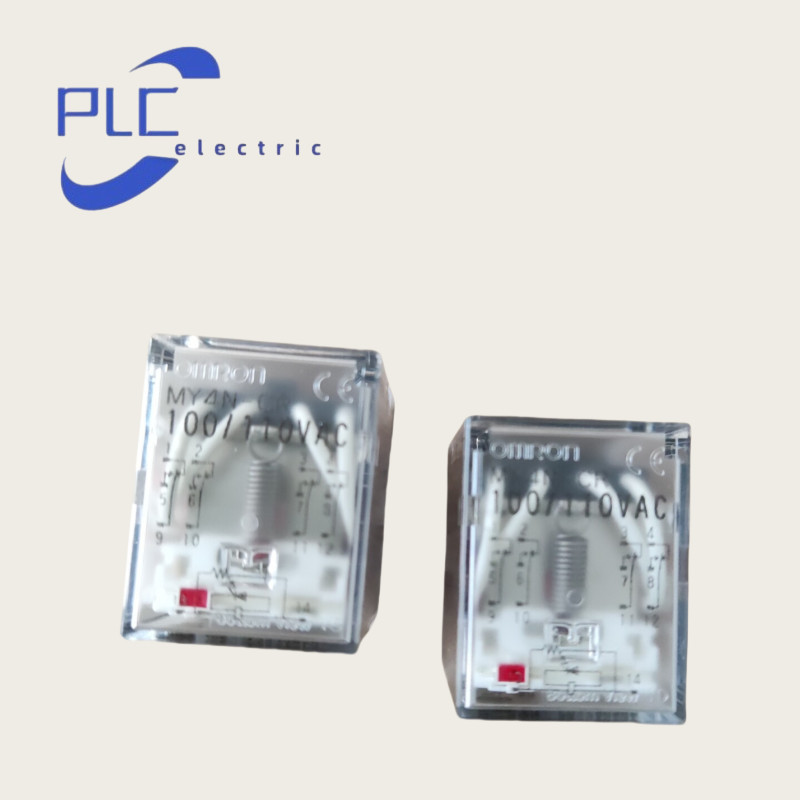 10PCS NEW Omron Type MY4N-CR Micro Power Relay Single Contact 220V AC 4Pin