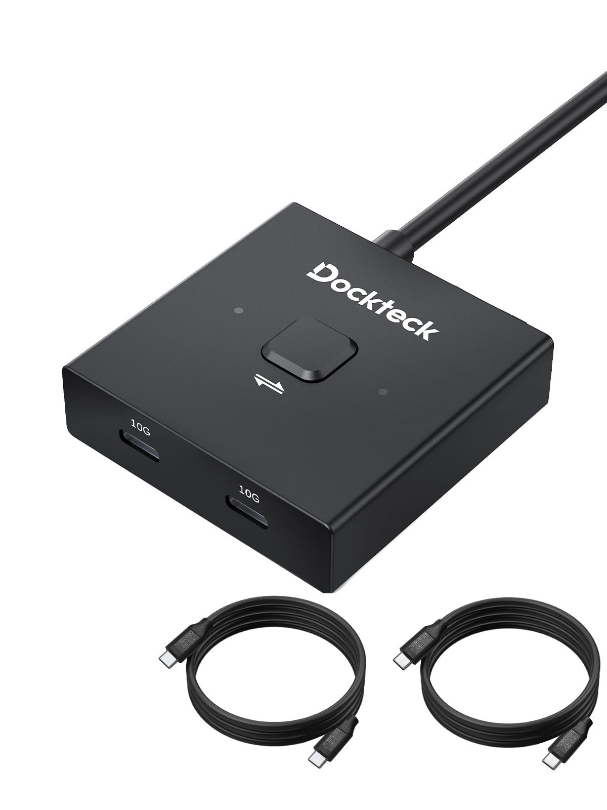 Dockteck USB C Switch Bi-Directional 8K 10Gbps 100W PD
