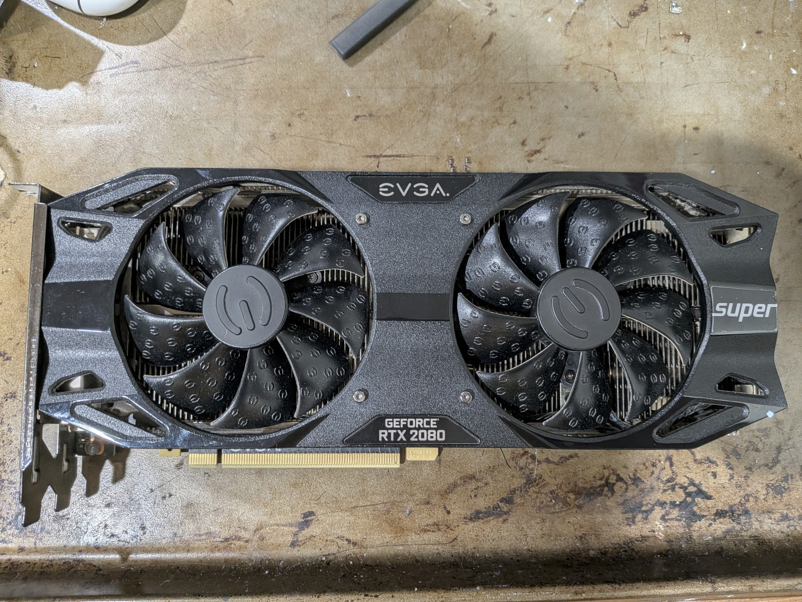 EVGA RTX 2080 Super Black GDDR6 8GB DIAGNOSED Parts VRAM Tested Good Dead Core