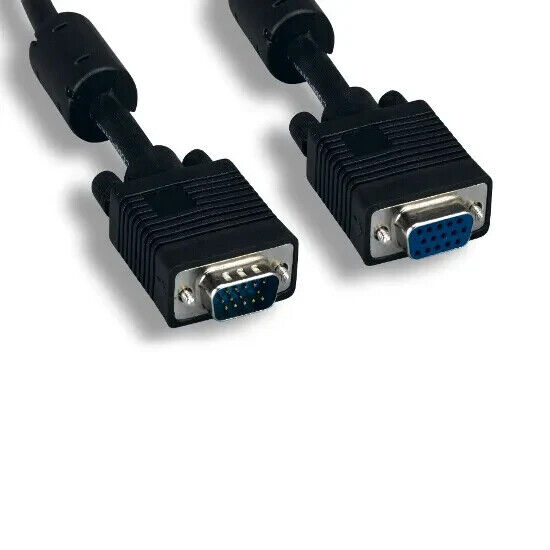 SVGA Cable Video Extension Male to Female 10FT (Super VGA with Ferrite Cores)