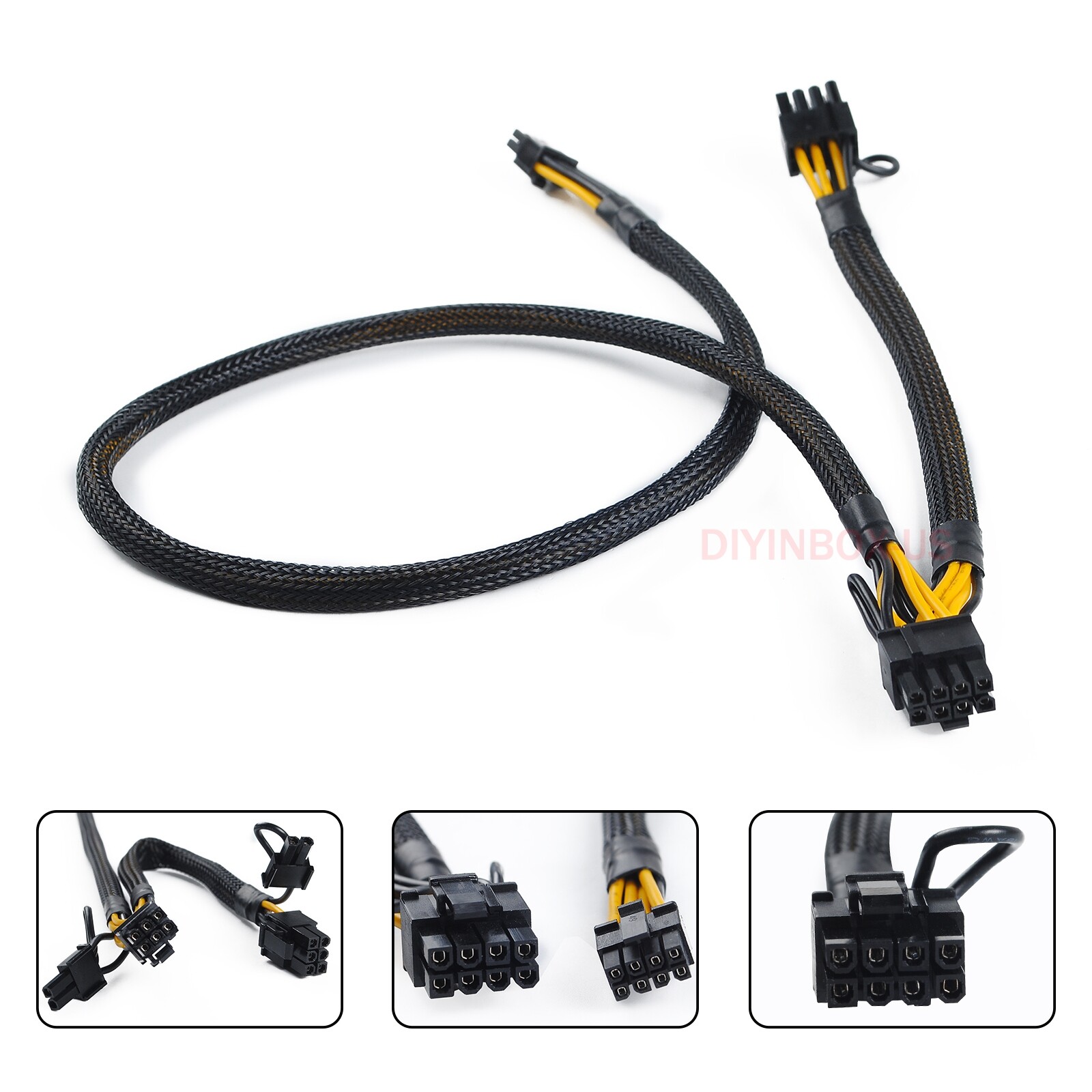 Mini 8pin to 8+8Pin GPU Power Adapter Cable For HP DL380 DL385 G10 Gen10