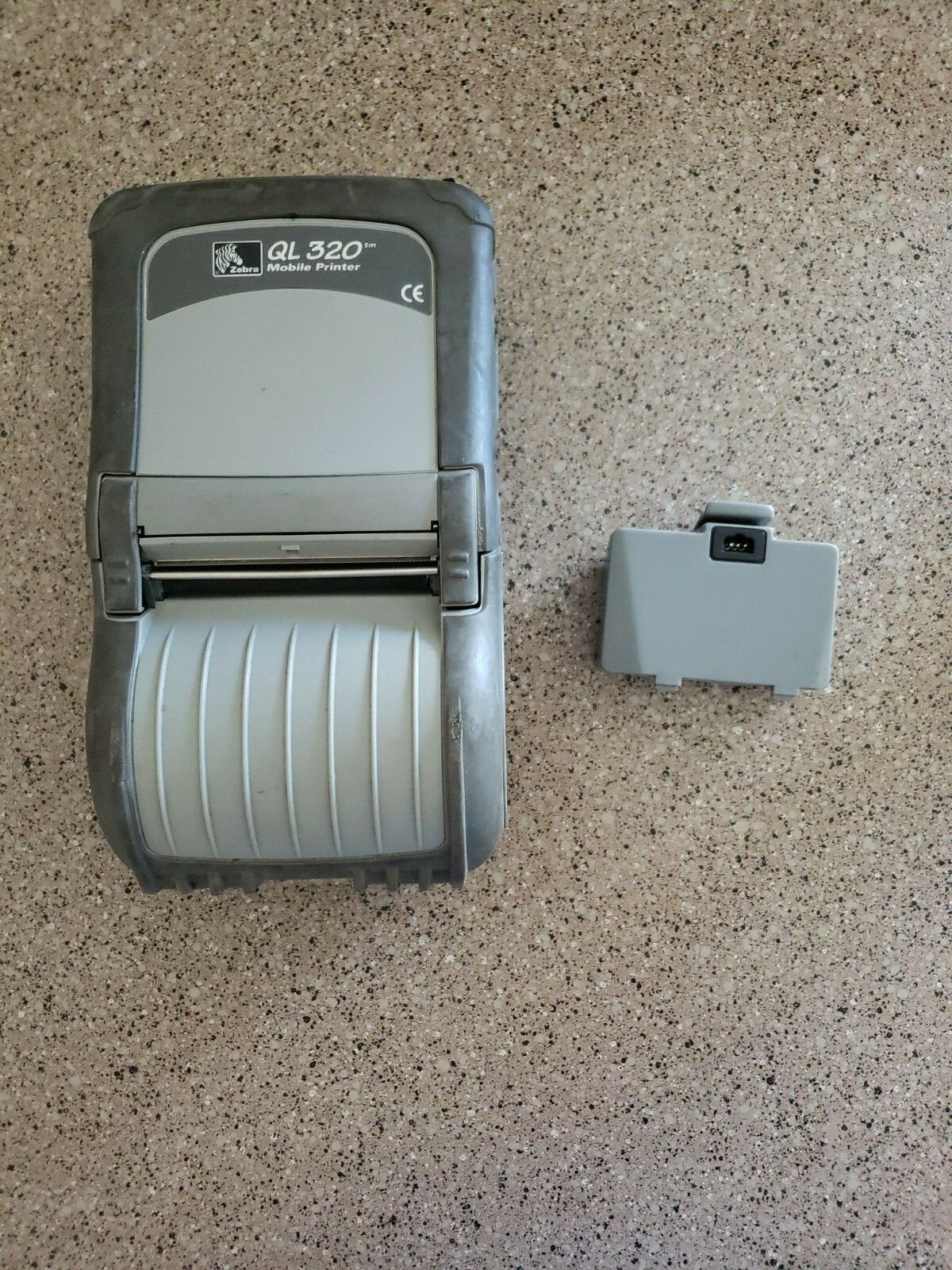 Zebra QL320 QL 320  Mobile Thermal Barcode Printer & Battery (see description)