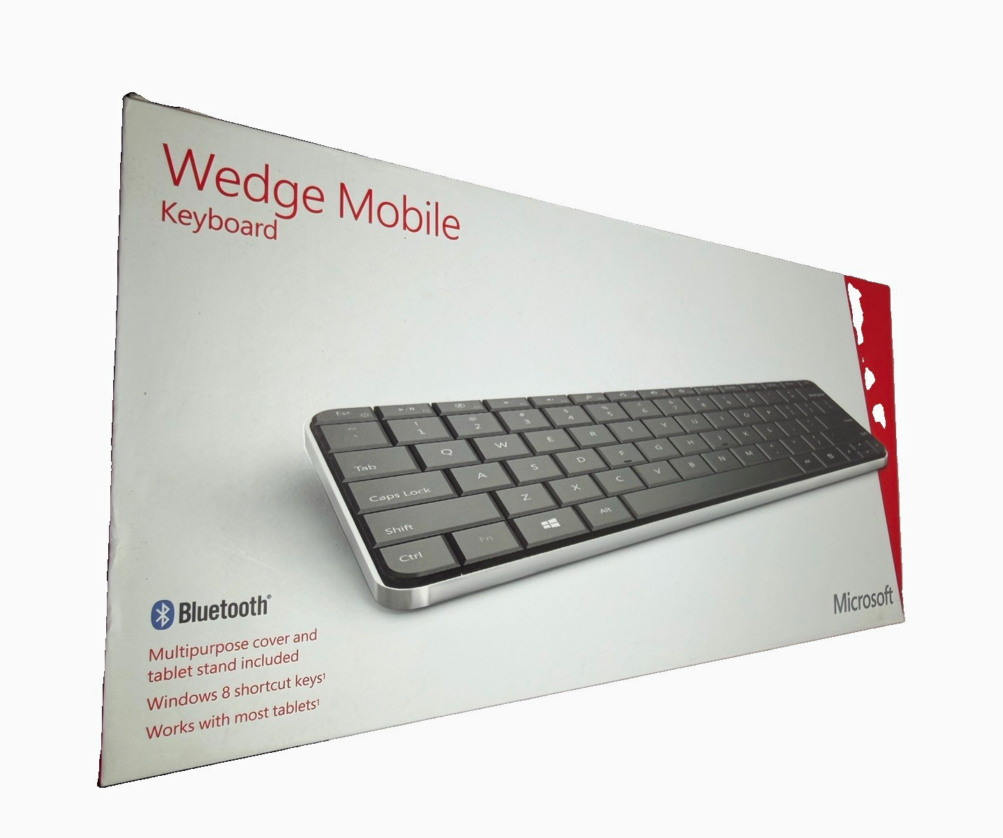 Microsoft Wedge Mobile Keyboard Bluetooth Compact QWERTY English Black