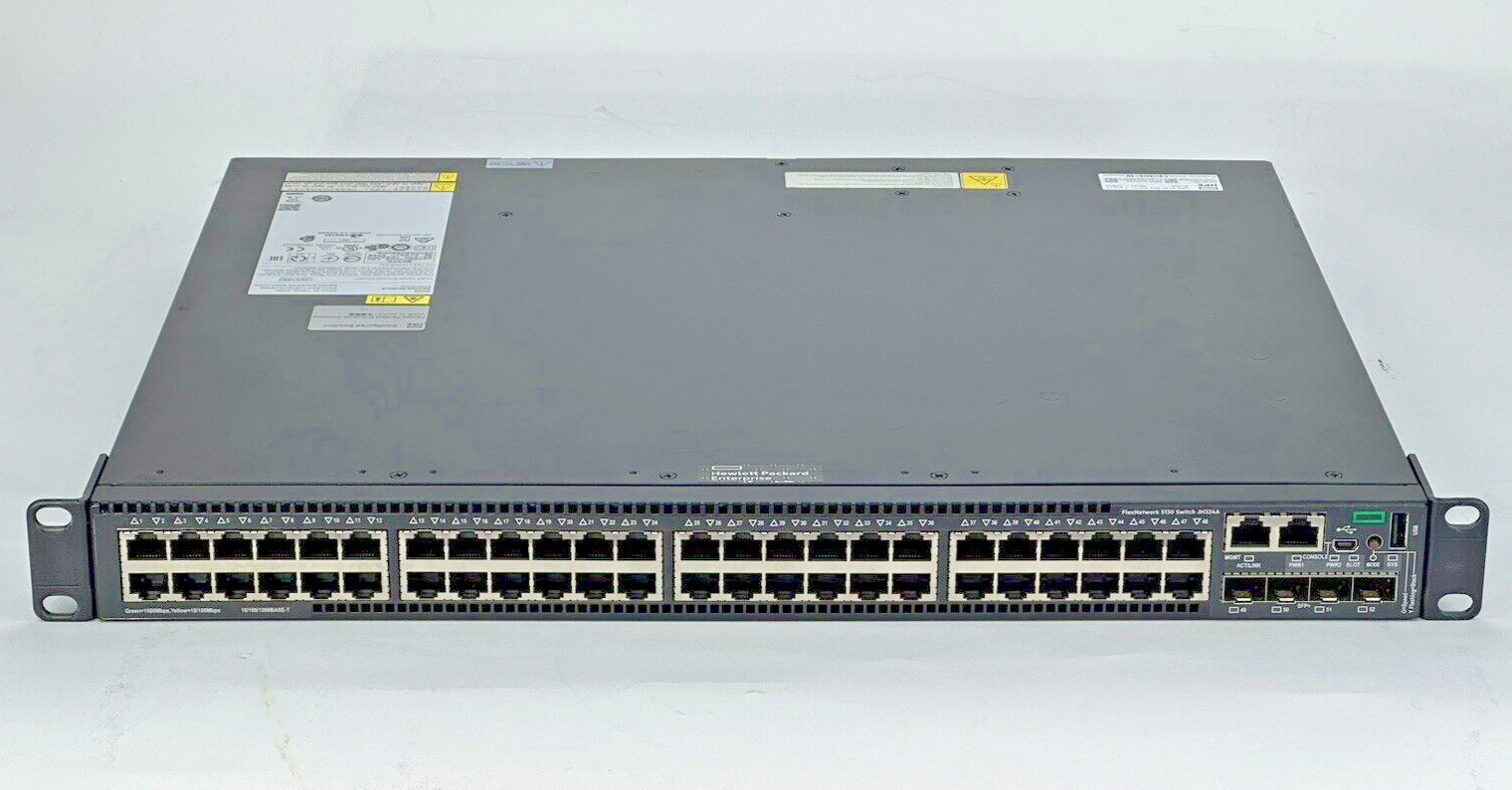 HPE 5130 FlexNetwork 48x Gigabit 48G L3 SFP+ 1-Slot HI 4x 10GbE 2x Fans AC PSU