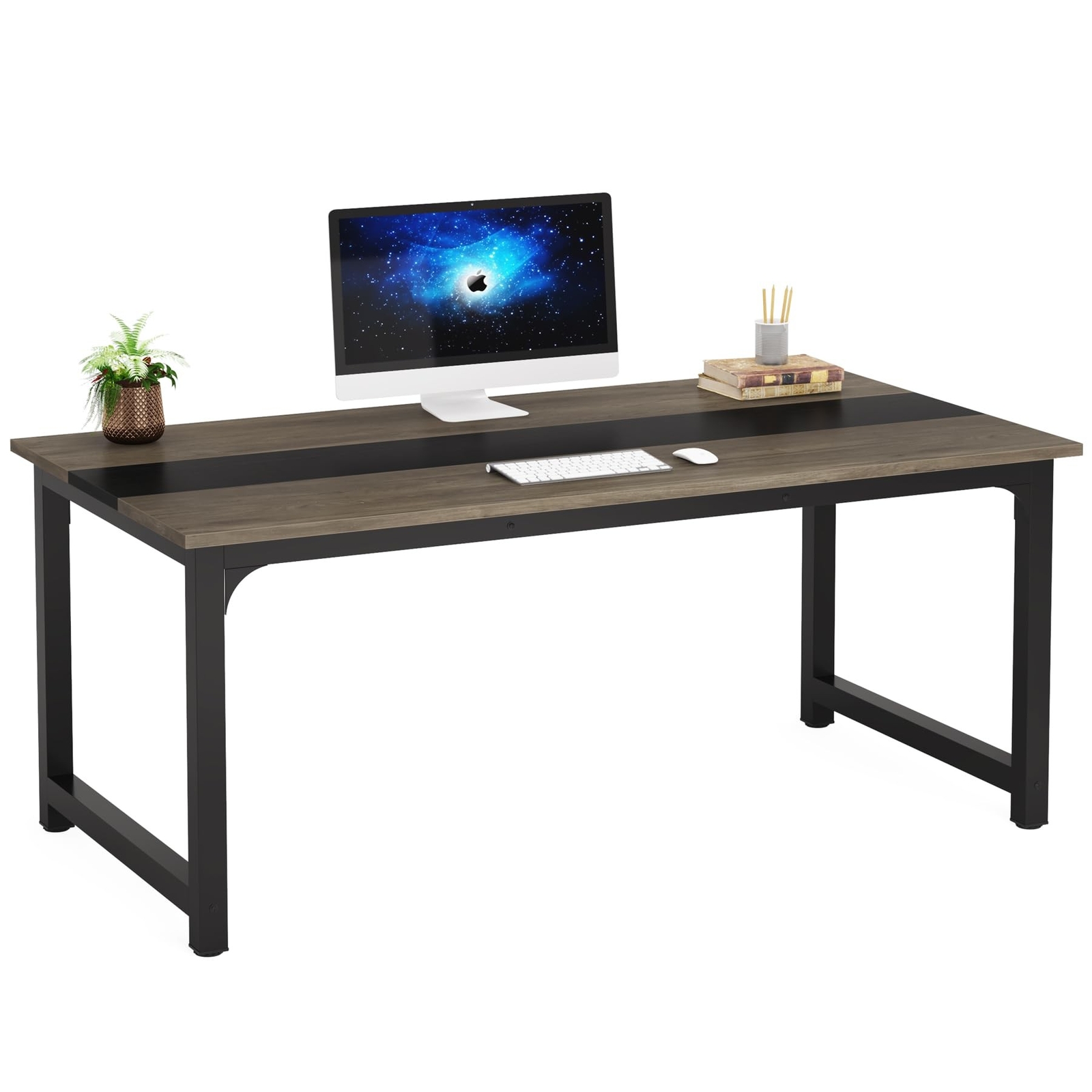 Tribesigns Modern Computer Desk, 63 x 31.5 inch Large Office Desk Computer Ta...