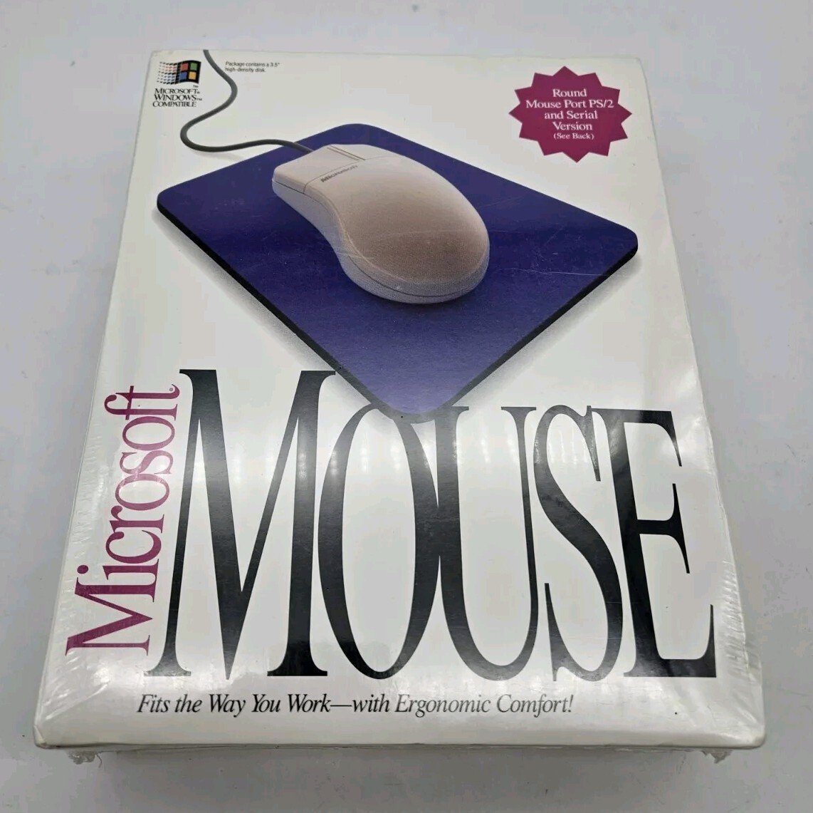 MICROSOFT MOUSE 2.0 PS2 And Serial VERSION 3.5 Vintage