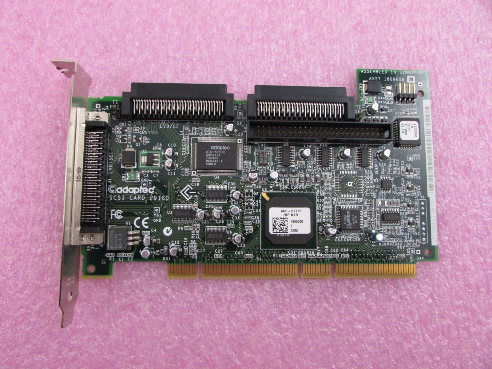 OEM HP P3413-60001 Adaptec 64 Bit Ultra 3 SCSI 68P SE/LVD HBA Controller Card