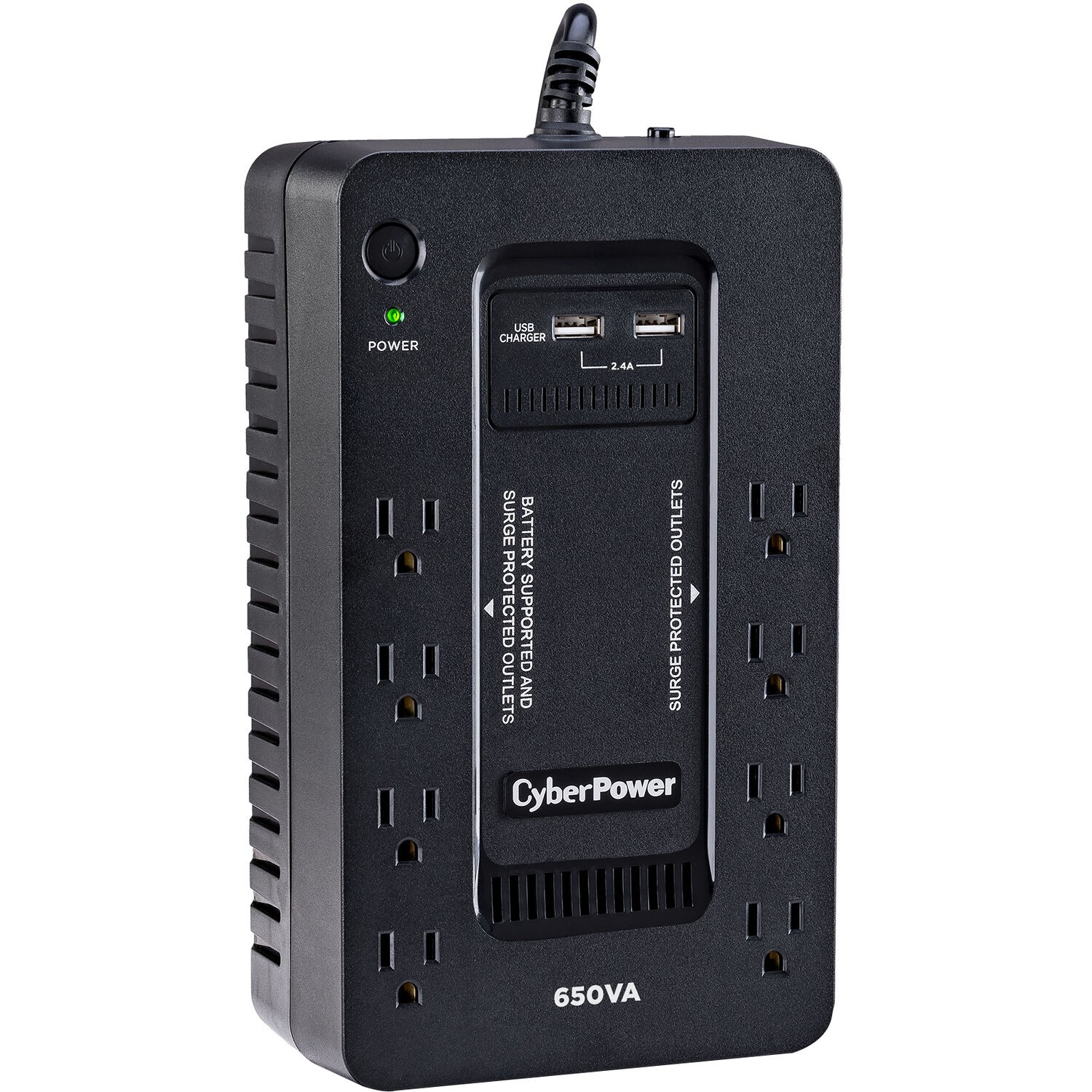 CyberPower SX650U-R 650VA/360W UPS System - Certified Refurbished