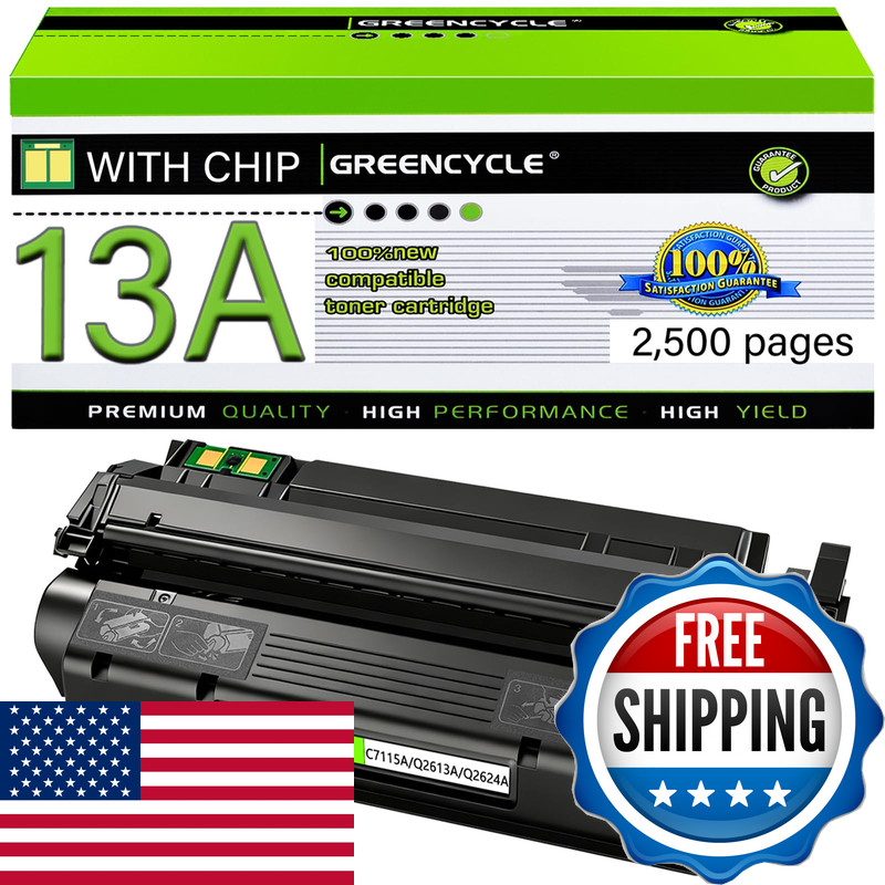 Greencycle 13A Q2613A Compatible Toner Cartridge Replacement For Hp 13A Q2613A