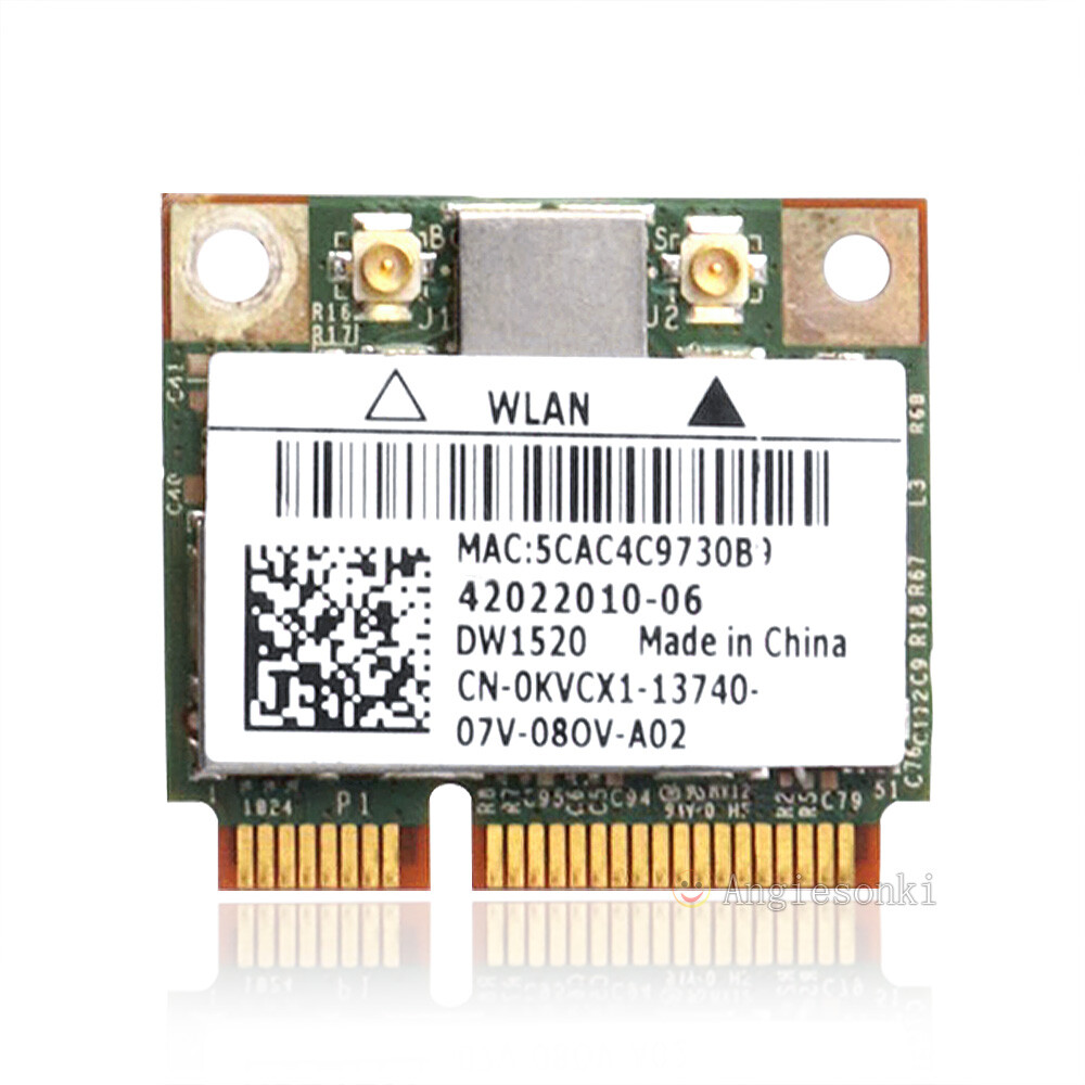 DELL Wireless DW 1520 WLAN Wifi Card Studio Laptop 1555 1745 Network Adapters