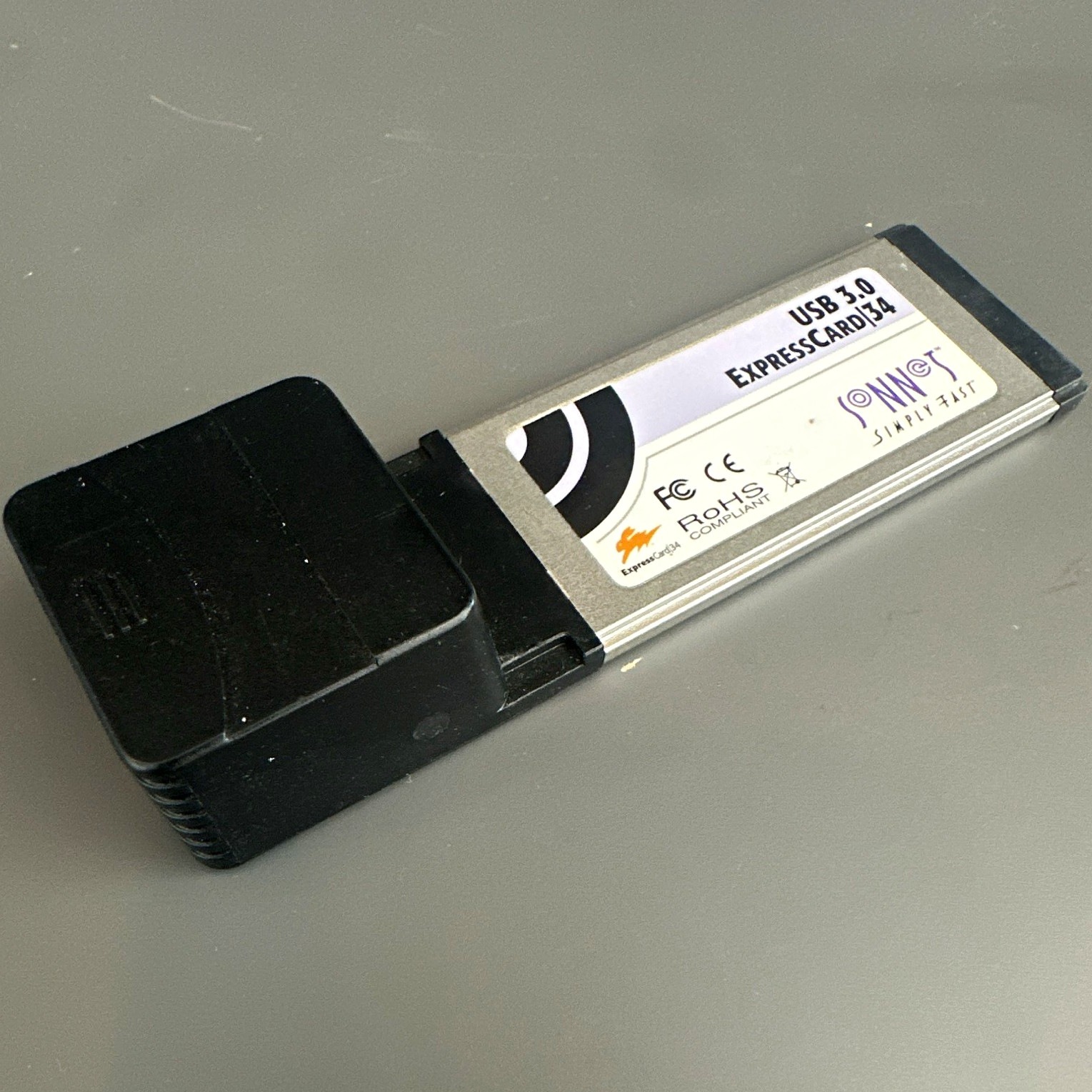 SONNET USB 3.0 ExpressCard 34 2-Port Adapter Expansion Card, Universal