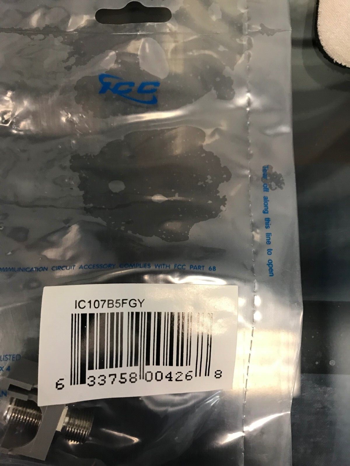 ICC IC107B5FGY MODULE, F-TYPE, NICKEL PLATED, GRAY ( lot of 12)