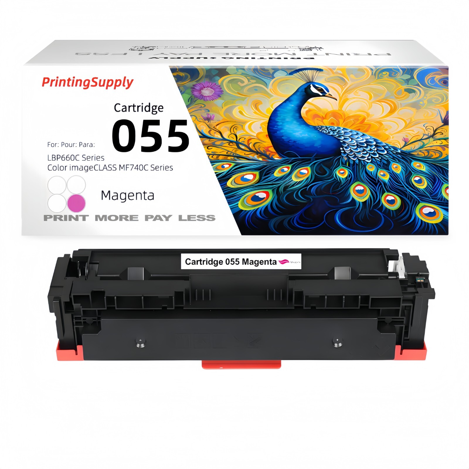 055 Toner Cartridge For Canon 055 Color ImageCLASS MF741cdw MF743cdw MF745 Lot