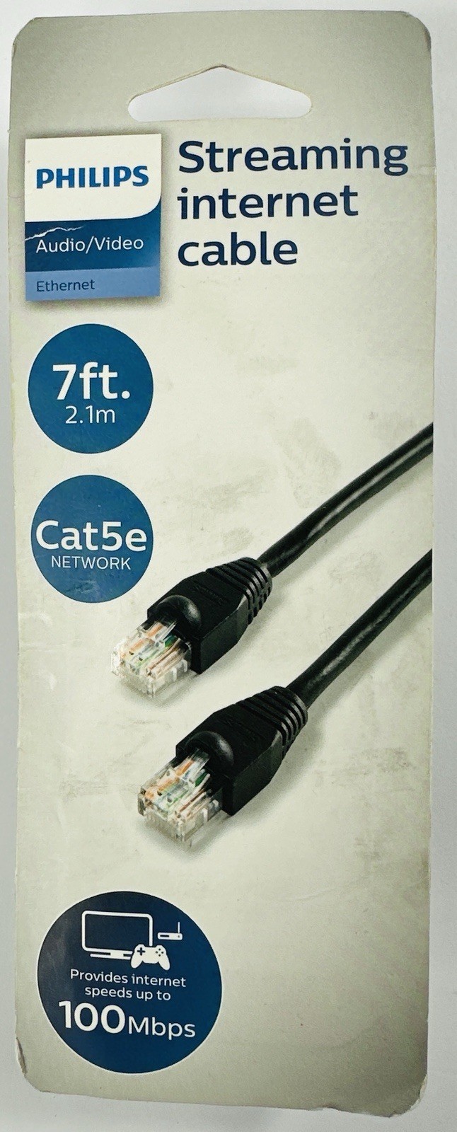 Philips Streaming Internet Cable Cat5e 7 ft