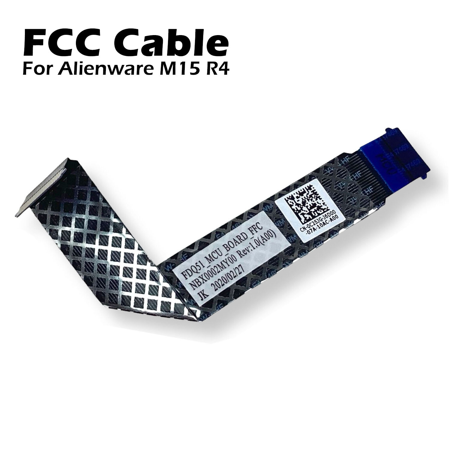 Lot of 100 Dell Alienware m15 R3 Palmrest USH Junction Board  Ribbon Cable C25JG