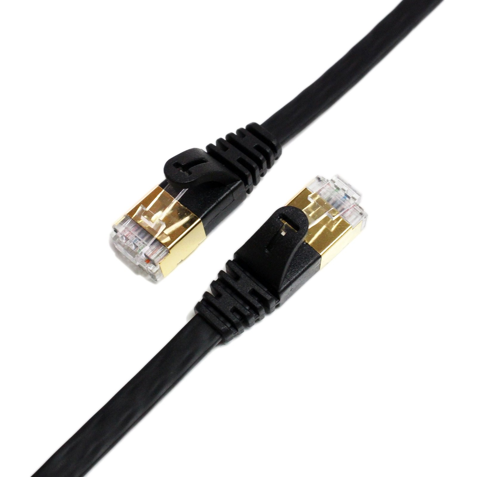 Tera Grand - 100FT - CAT7 10 Gigabit Ethernet Ultra Flat Patch Cable for Mode...