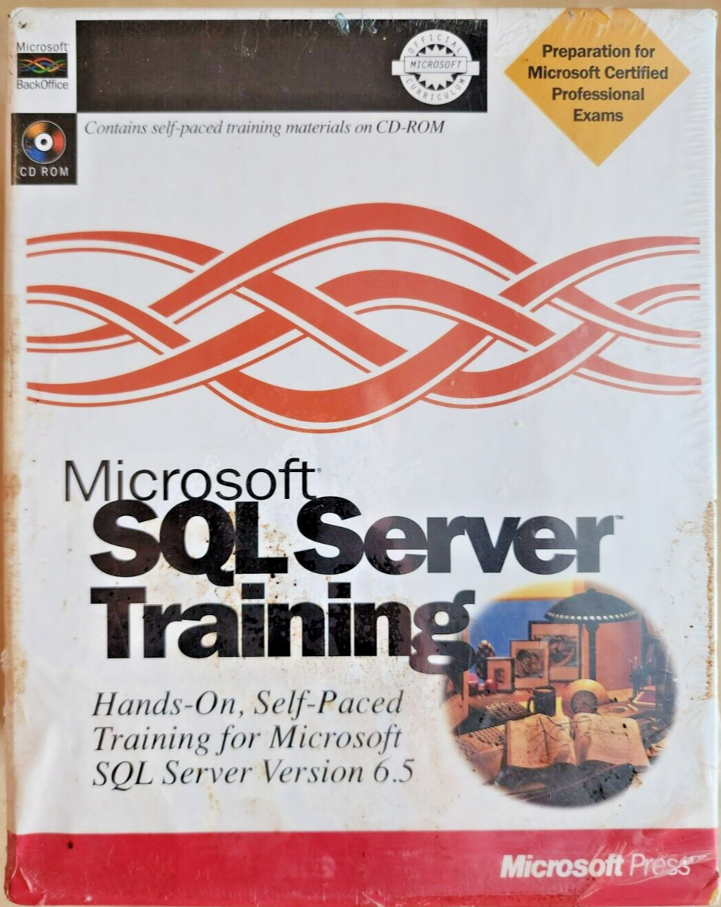 MICROSOFT SQL 1-55615-930-7 SERVER TRAINING -VOL 1-2, SEALED CD-ROM, VERSION 6.5