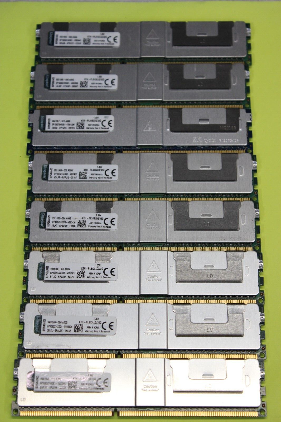 Kingston KTH-PL313LLQ/32GB DDR3 Server Ram (Lot of 8)
