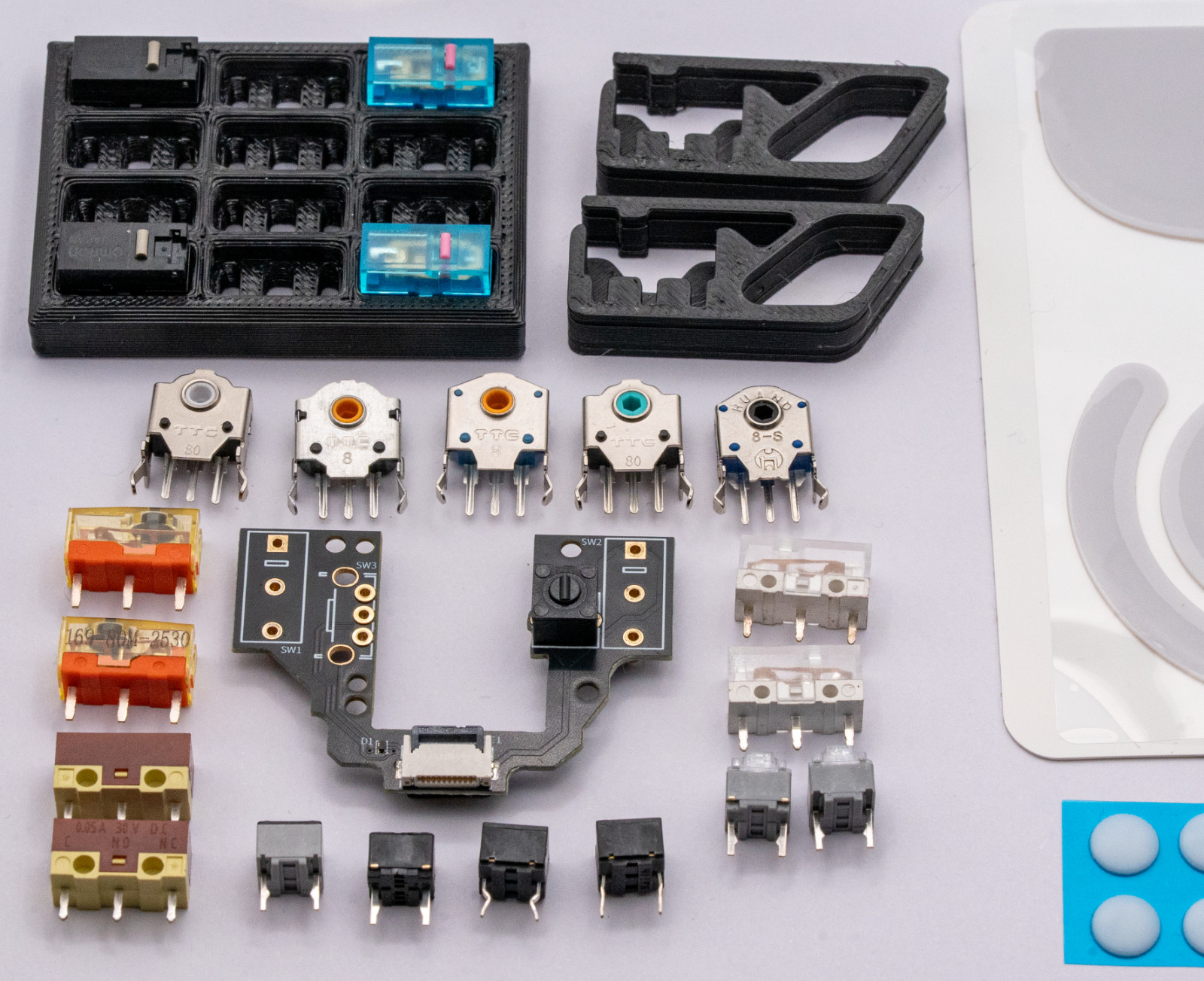 Full Hot Swap PCB Logitech G Pro X Superlight 1 2 DEX Double Click Replacement Part