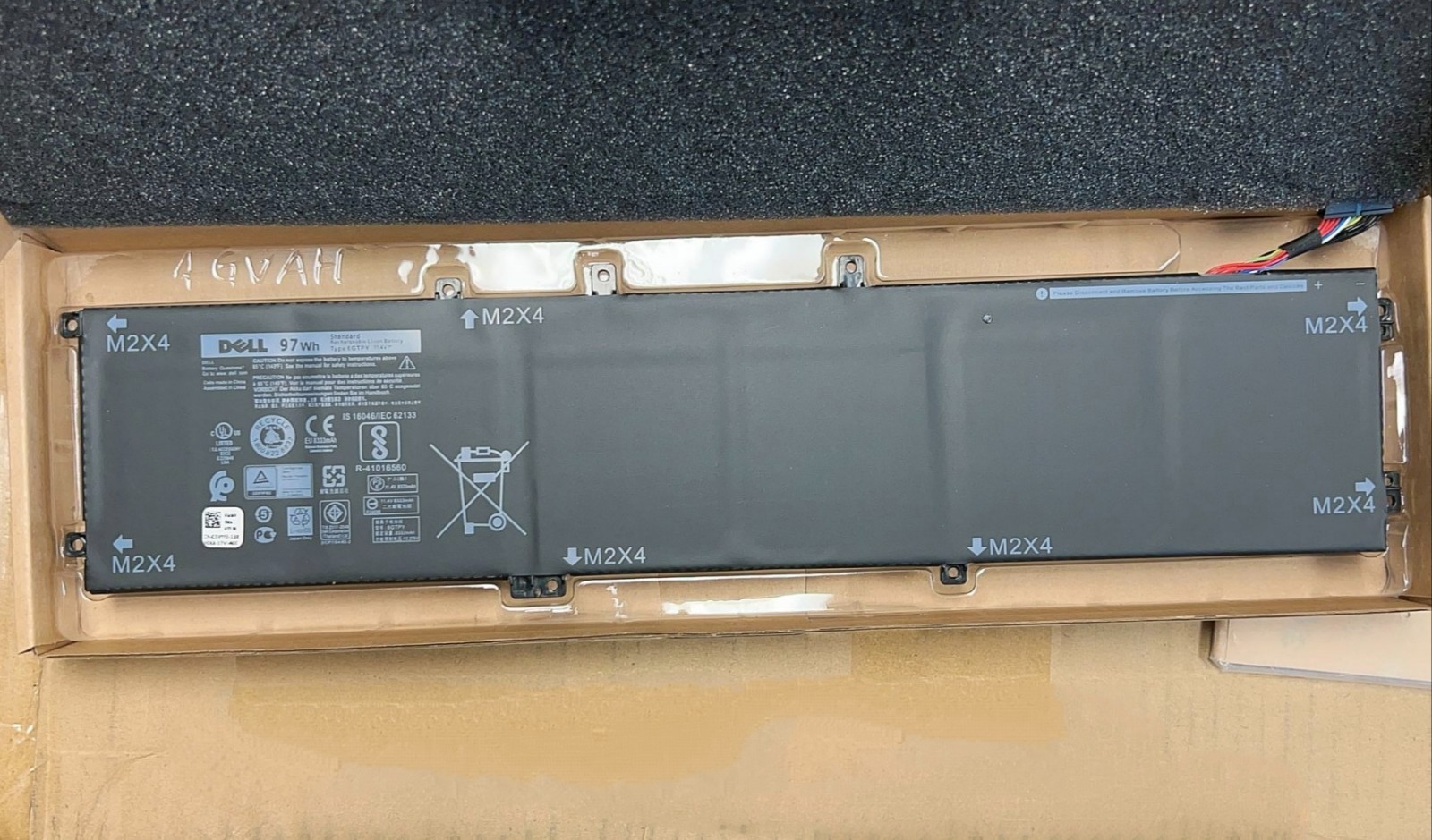 Genuine OEM 6GTPY Battery For Dell Precision 5520 5530 XPS 15 9560 9570 97Wh New