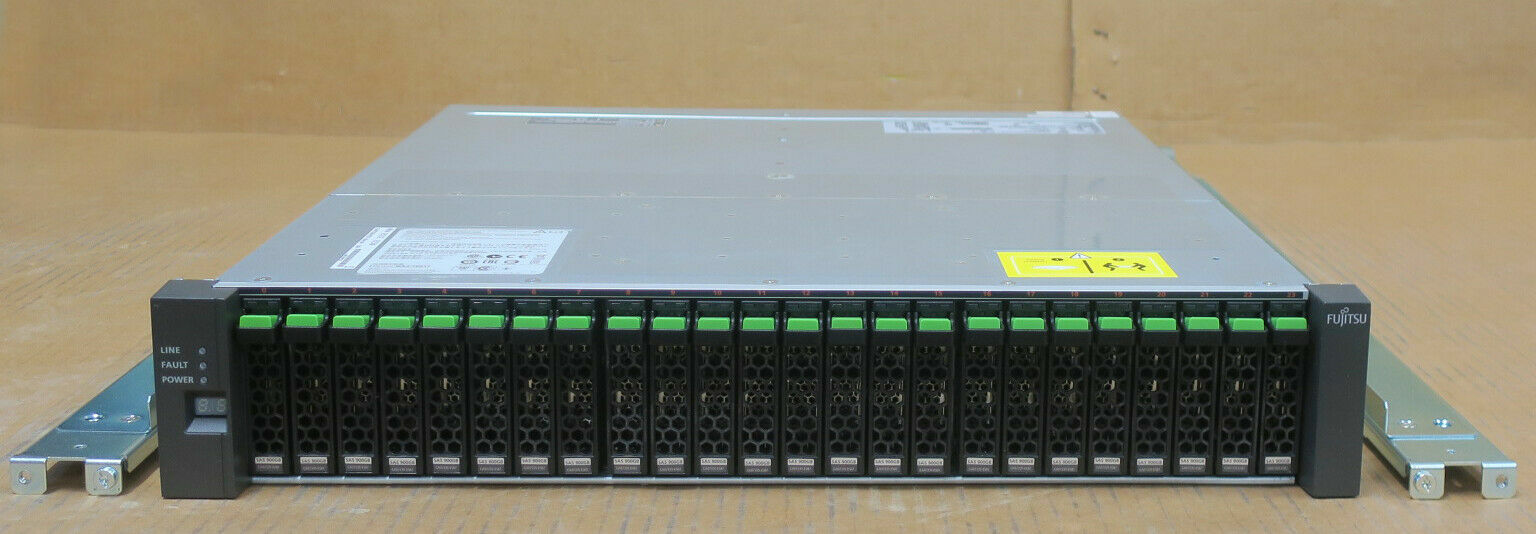 Fujitsu Eternus DX4xx S2 DE Disk Expansion Shelf ETNAD2CU With 24x 900GB 10K HDD