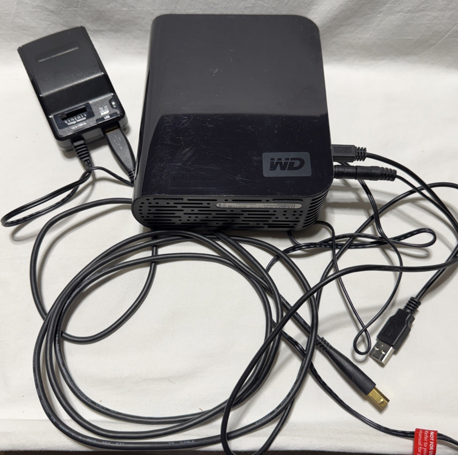 WD My Book AV DVR Expander, 4714B / E101559 - Does Power On, Not Tested