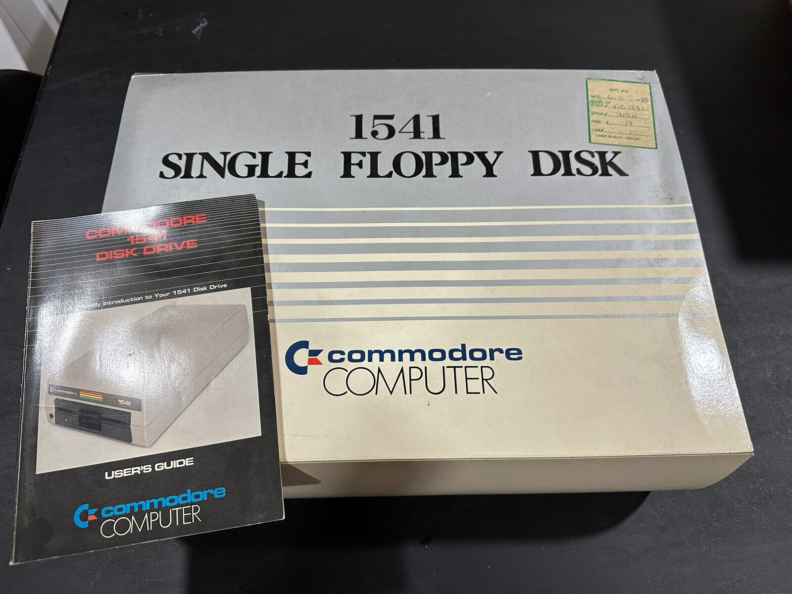 Tested Works Commodore 1541 Single Drive Floppy Disk Vintage with Box Manual