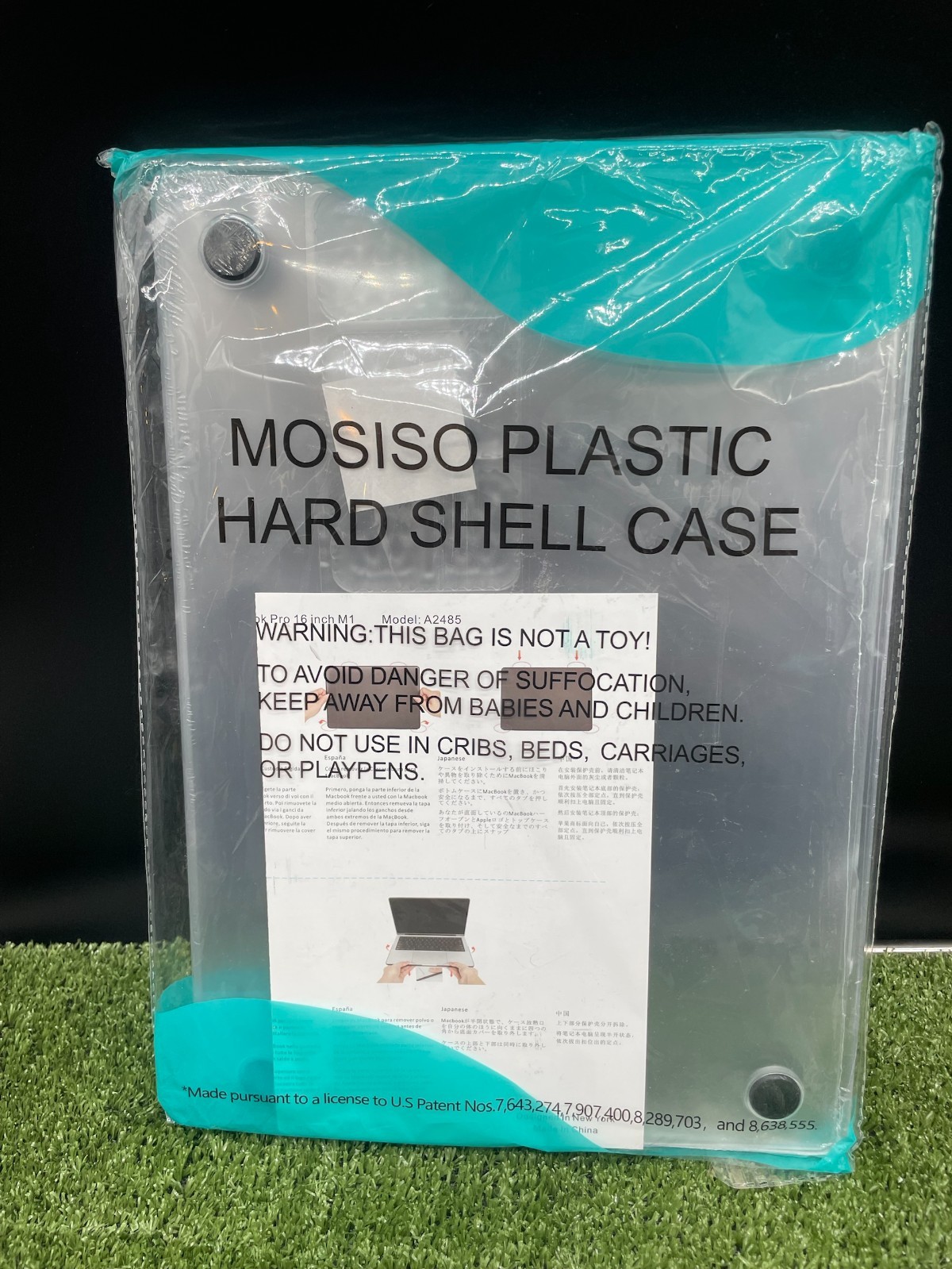 MOSISO Plastic Hard Shell Case MacBook Pro 16 inch M1 A2485 Translucent New