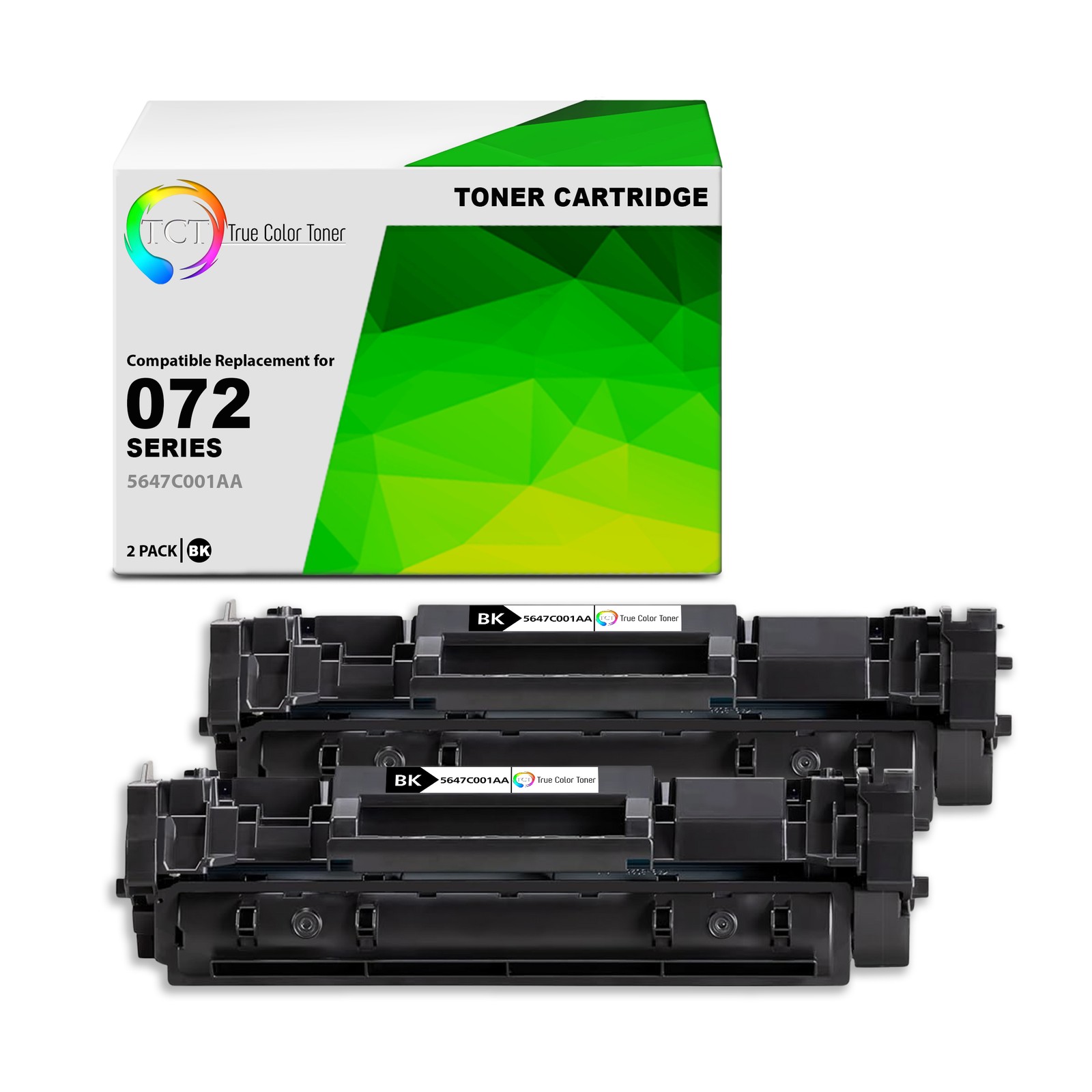 2PK TCT Compatible 072 For Canon imageCLASS LBP172DW MF284DW Toner Cartridge