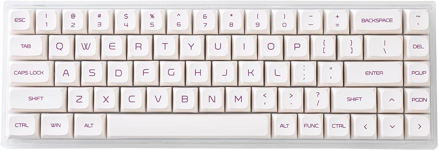 YUNZII KC68 Hot Swappable Mechanical Keyboard 68-Key Gaming Keyboard with Transl