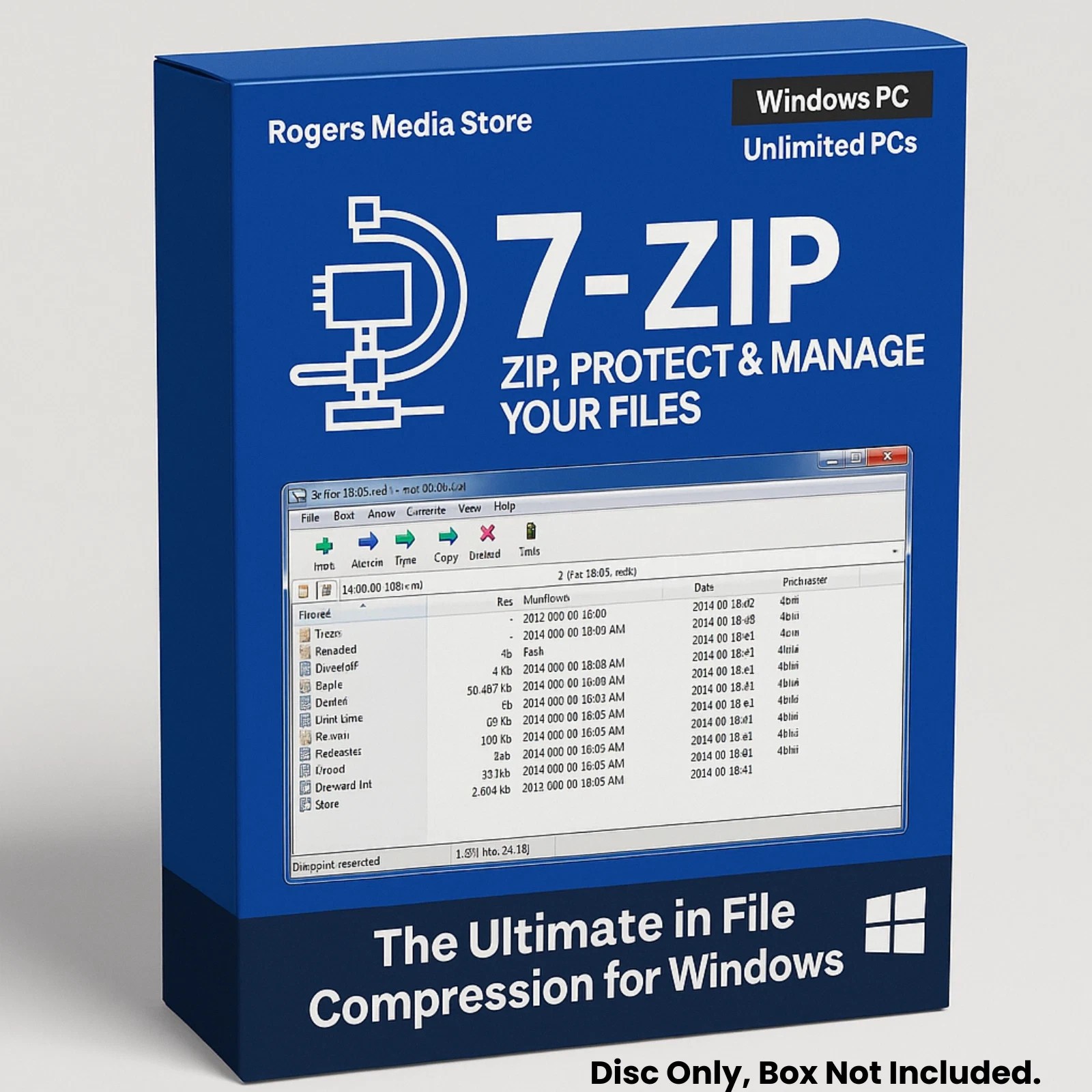 7-Zip 2024 - Ultimate Compression & Encryption - File Archiver Zip Unzip On CD