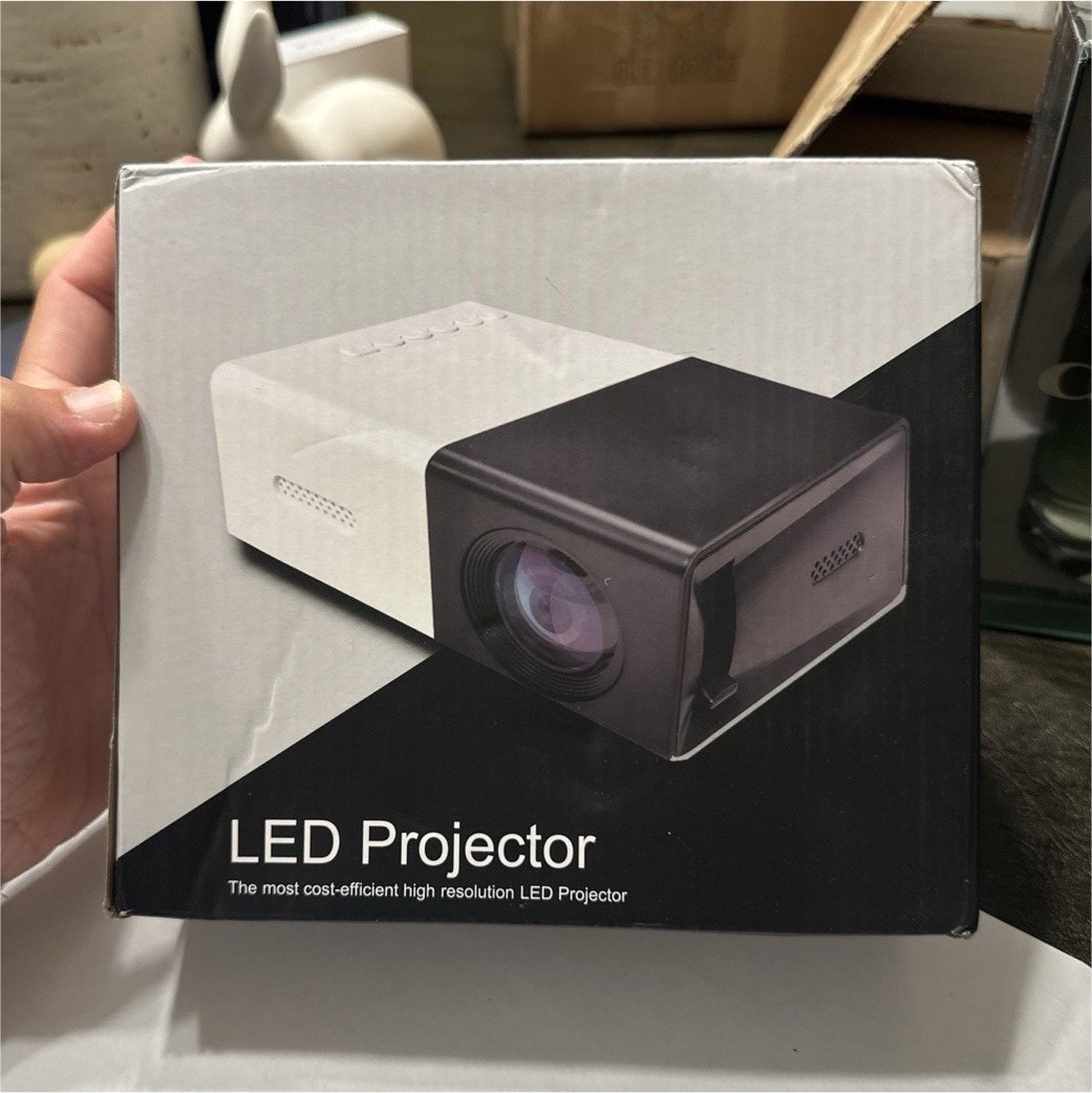 LED Projector Desktop Projector, LED Display Technology, White/Black Model