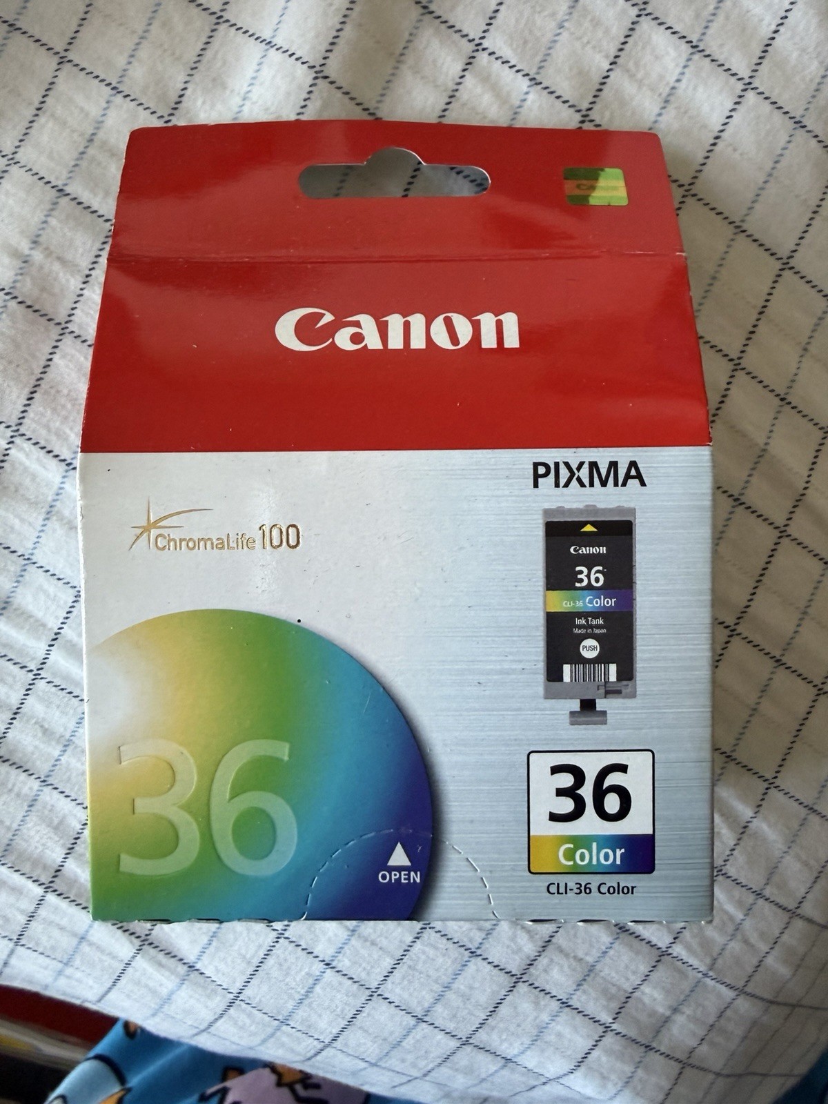 Canon CLI-36 Genuine Color Ink Cartridge Sealed