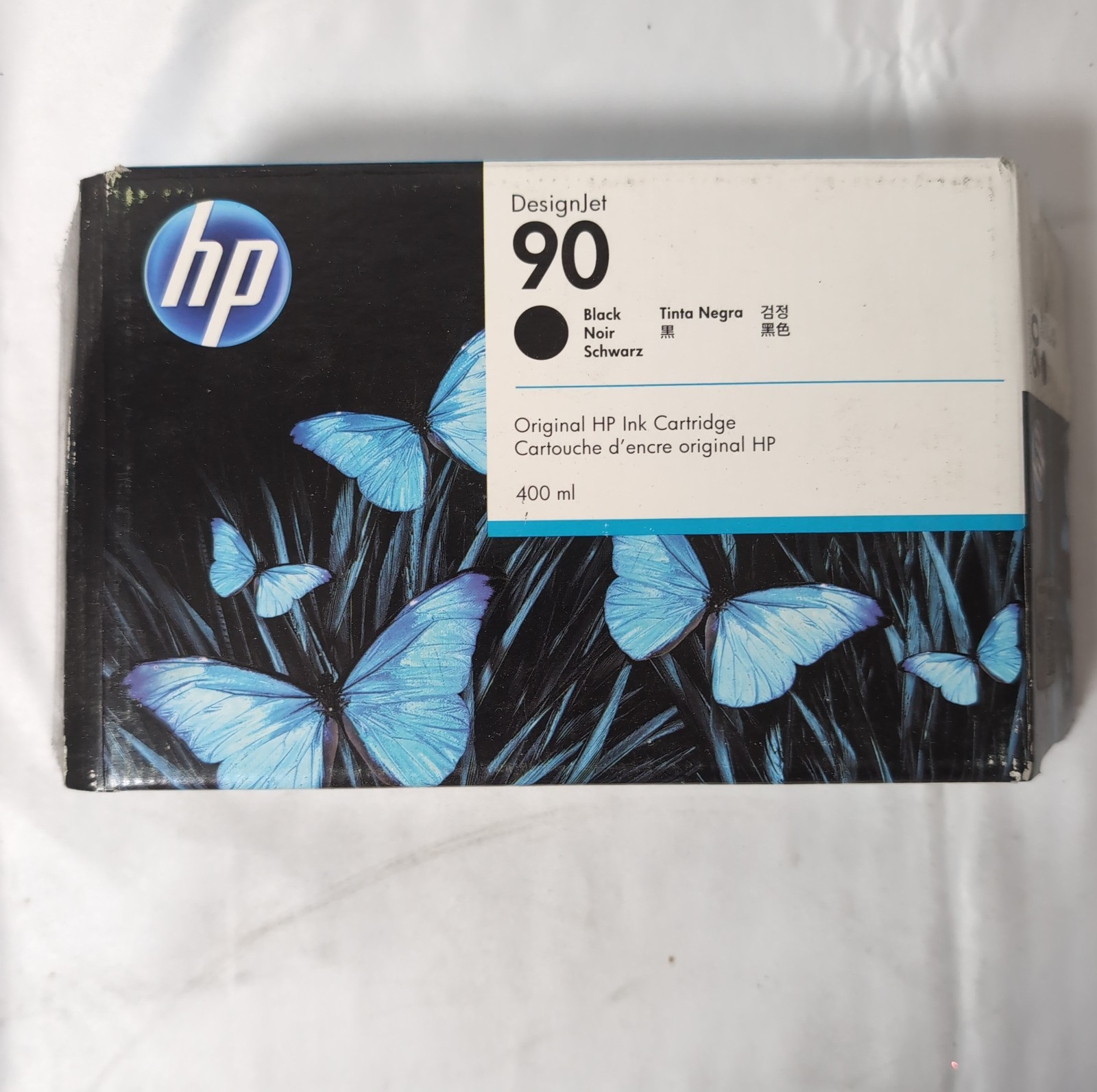 Genuine HP 90 C5058A Black 400ml DesignJet Ink Cartridge OEM Sealed
