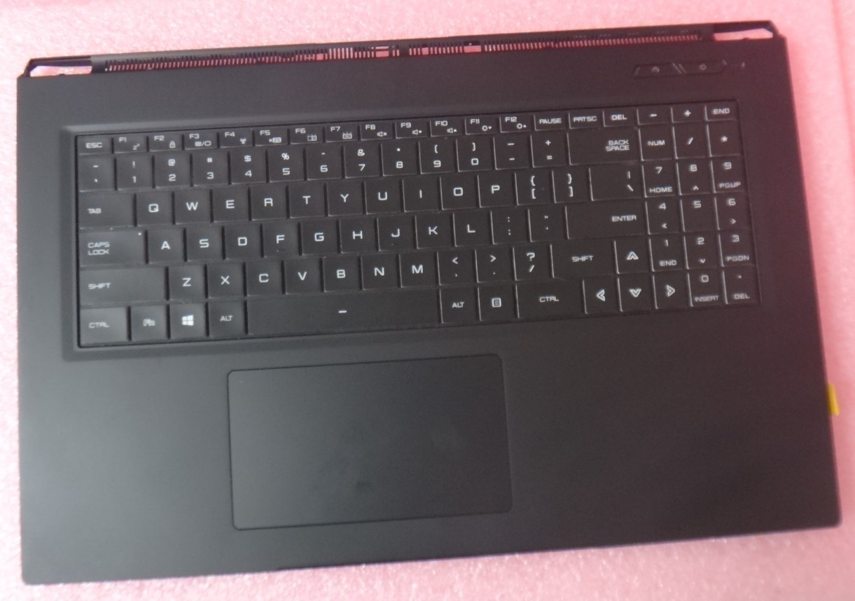 Genuine  Palmrest W/ Keyboard For Eluktronics MAX-17 17.3 US With Backlit Black