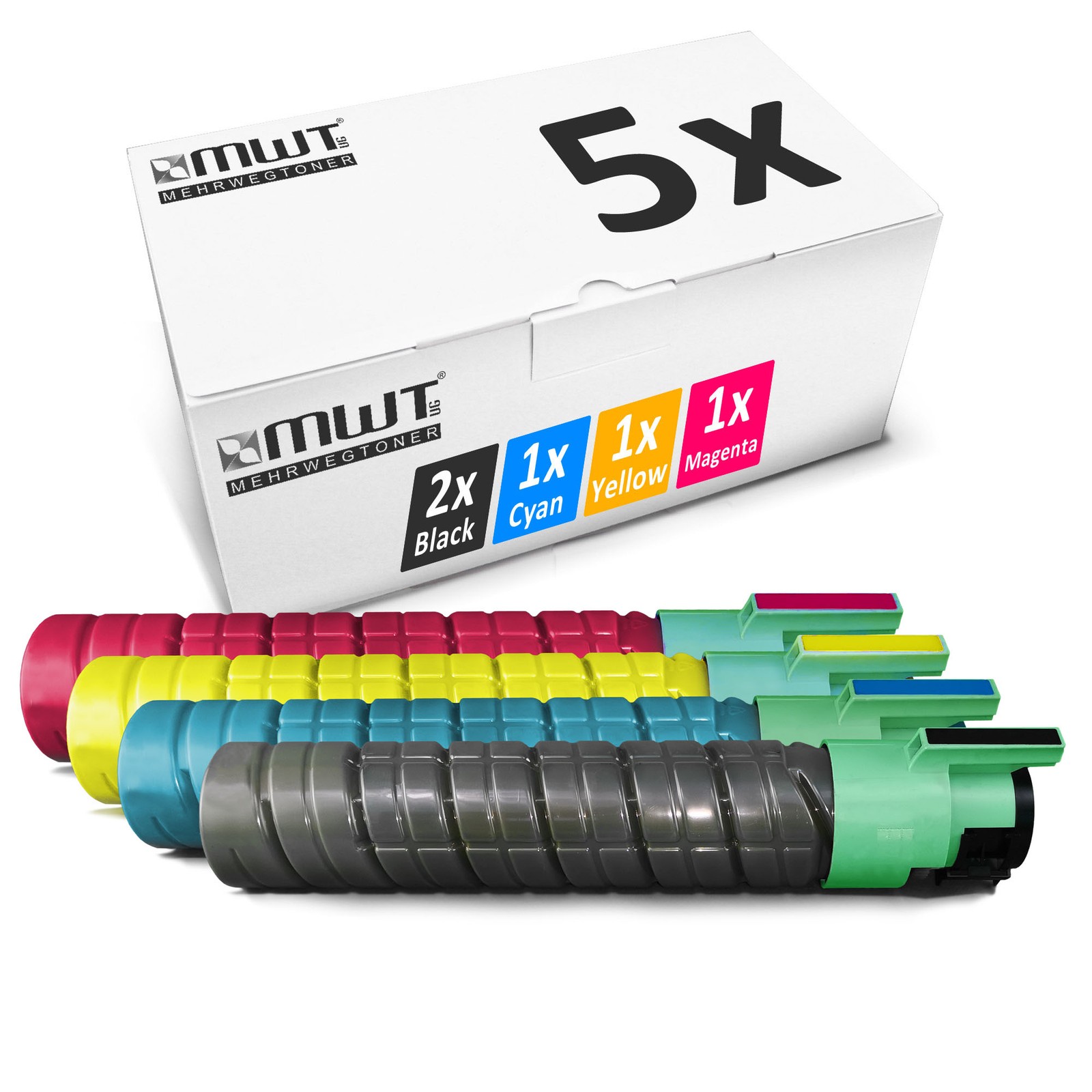 5x Cartridge Replaces Ricoh Type 245 TYPE245
